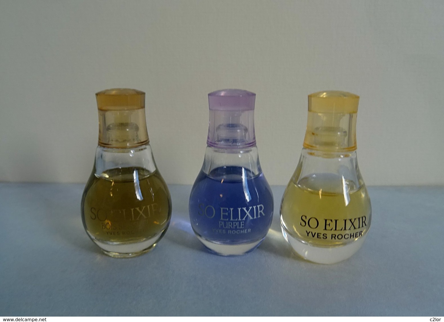 Lot 3  Miniatures Différentes "SO ELIXIR " D' Yves Rocher Sans Boite - Miniatures Womens' Fragrances (without Box)