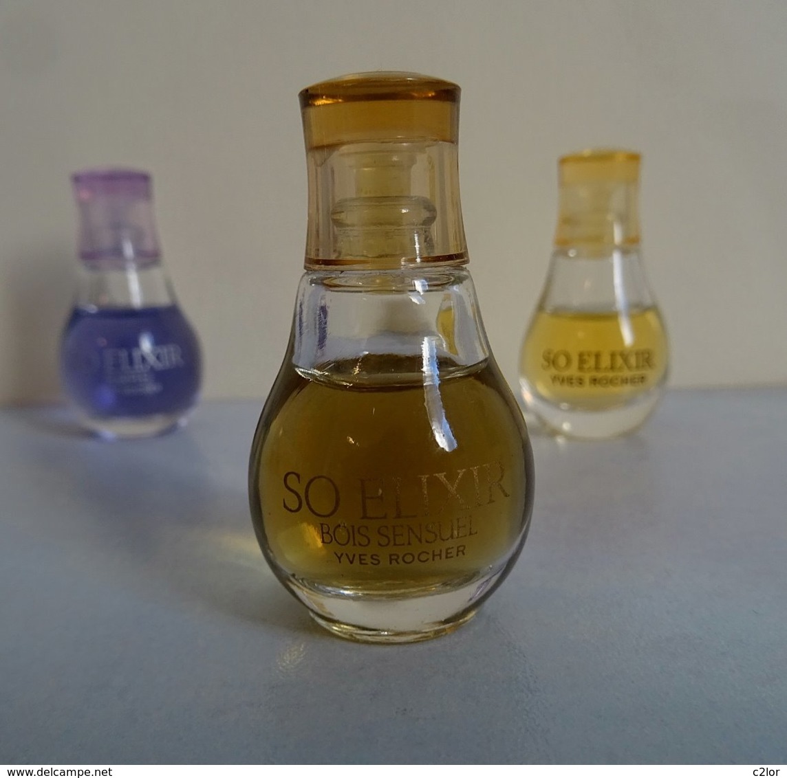 Lot 3  Miniatures Différentes "SO ELIXIR " D' Yves Rocher Sans Boite - Miniatures Womens' Fragrances (without Box)