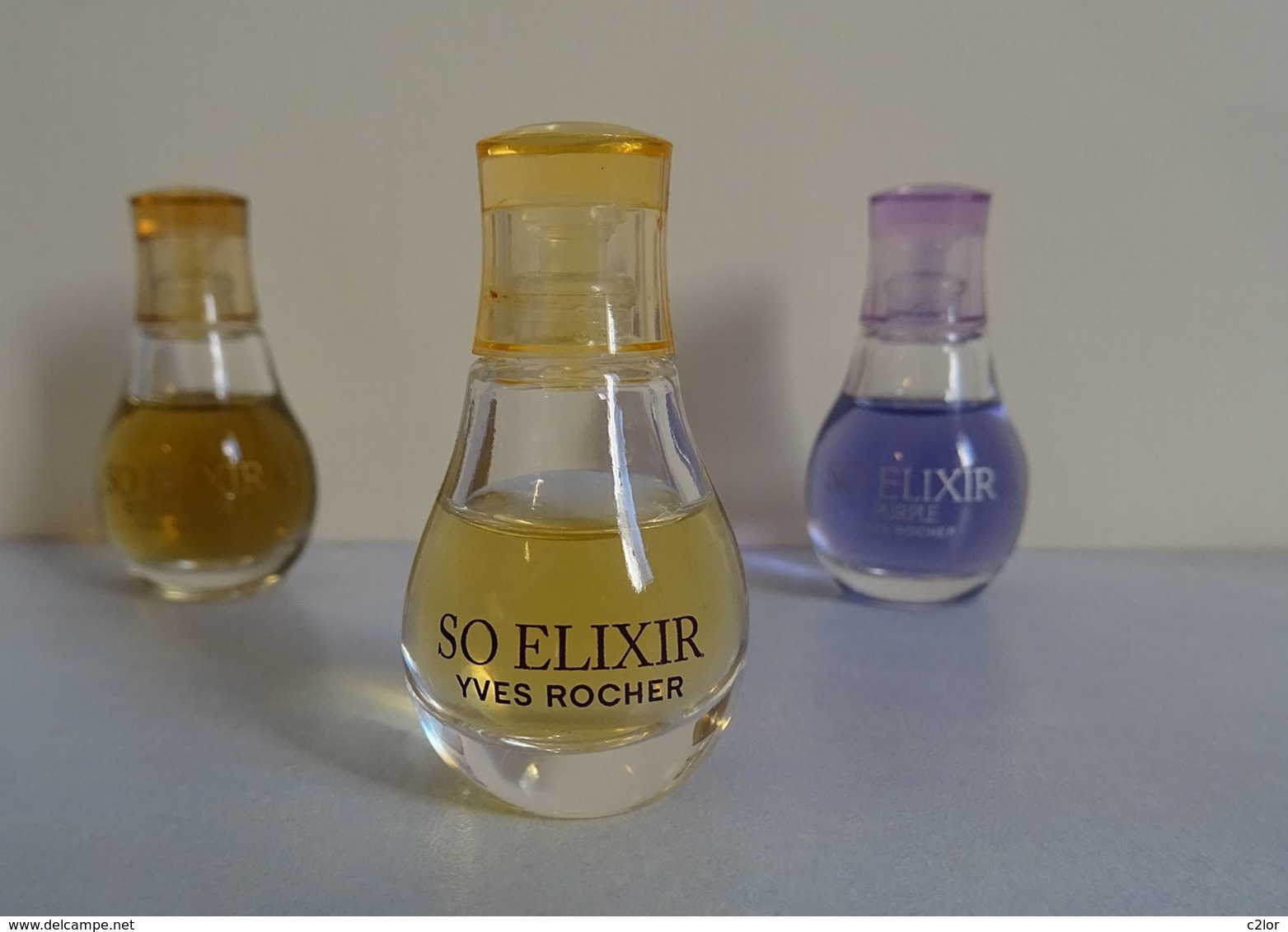 Lot 3  Miniatures Différentes "SO ELIXIR " D' Yves Rocher Sans Boite - Miniatures Womens' Fragrances (without Box)