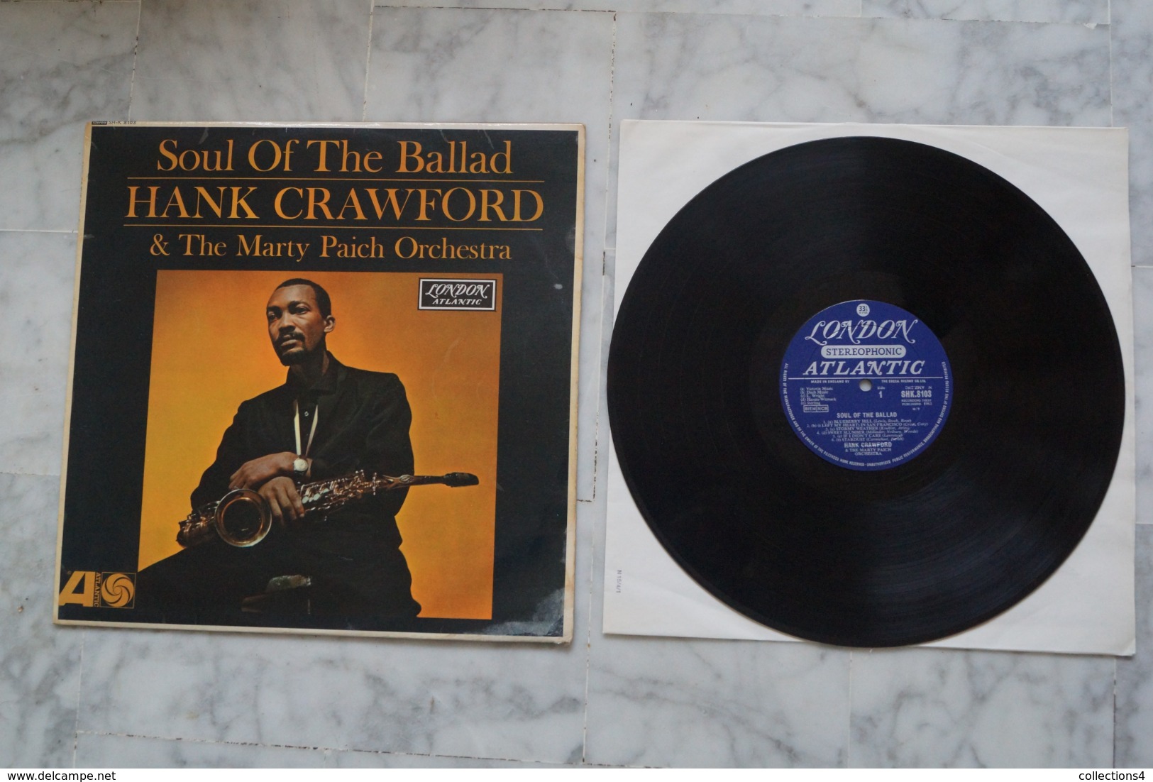 HANK CRAWFORD SOUL OF THE BALLAD RARE LP  ORIGINAL ANGLAIS 1963 JAZZ SOUL - Jazz