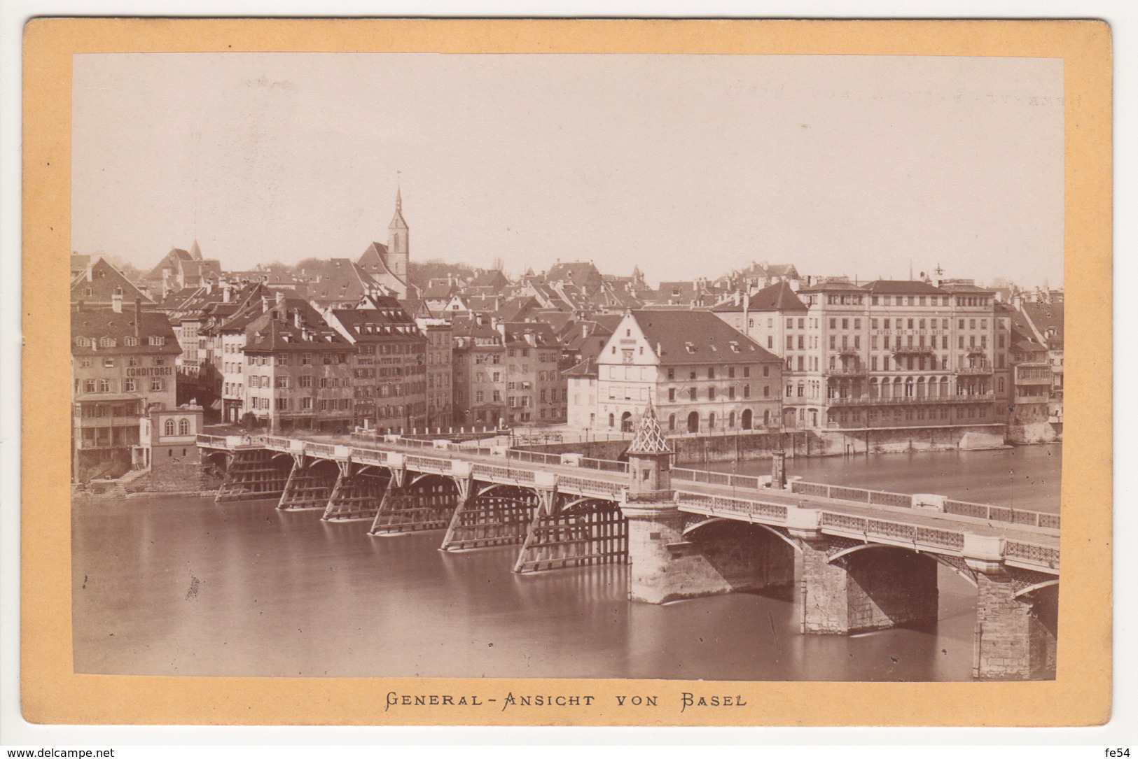 ° SUISSE ° CANTON DE BALE ° GENERAL - ANSICHT VON BASEL ° VUE GENERALE DE BALE  ° PHOTO ° - Alte (vor 1900)