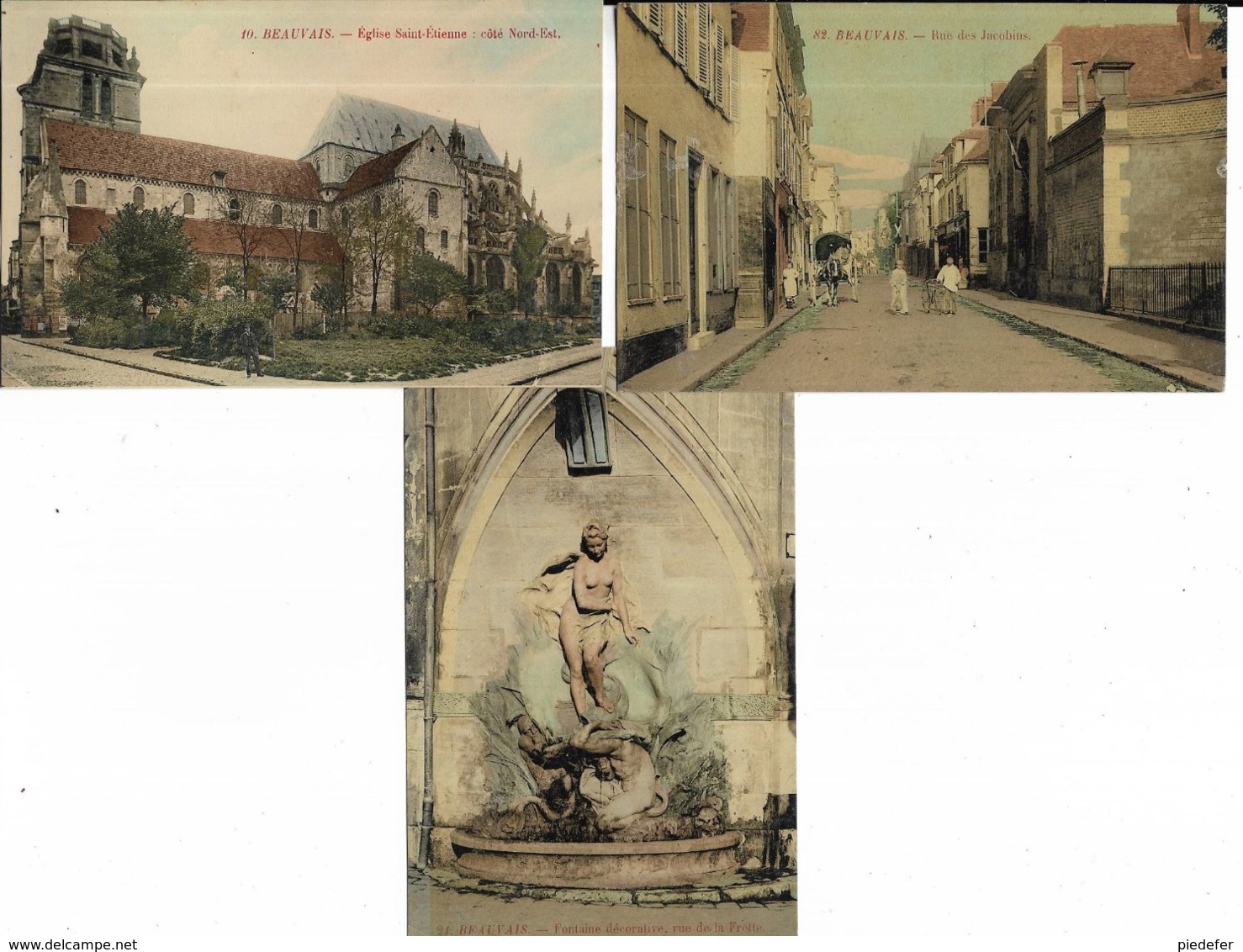 60 - Lot De 3 Cartes Postales De BEAUVAIS ( Oise  ) - Voir Le Scan - Beauvais