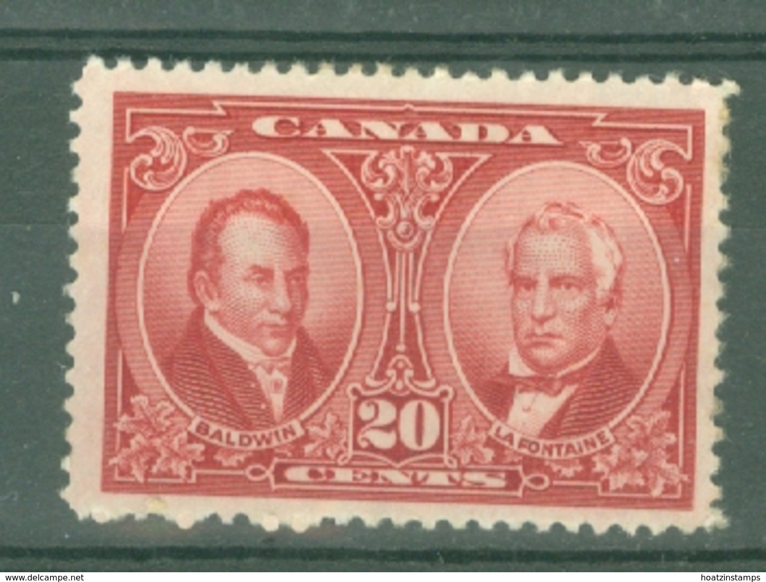 Canada: 1927   60th Anniv Of Confederation (Historical Issue)   SG273    20c     MH - Unused Stamps