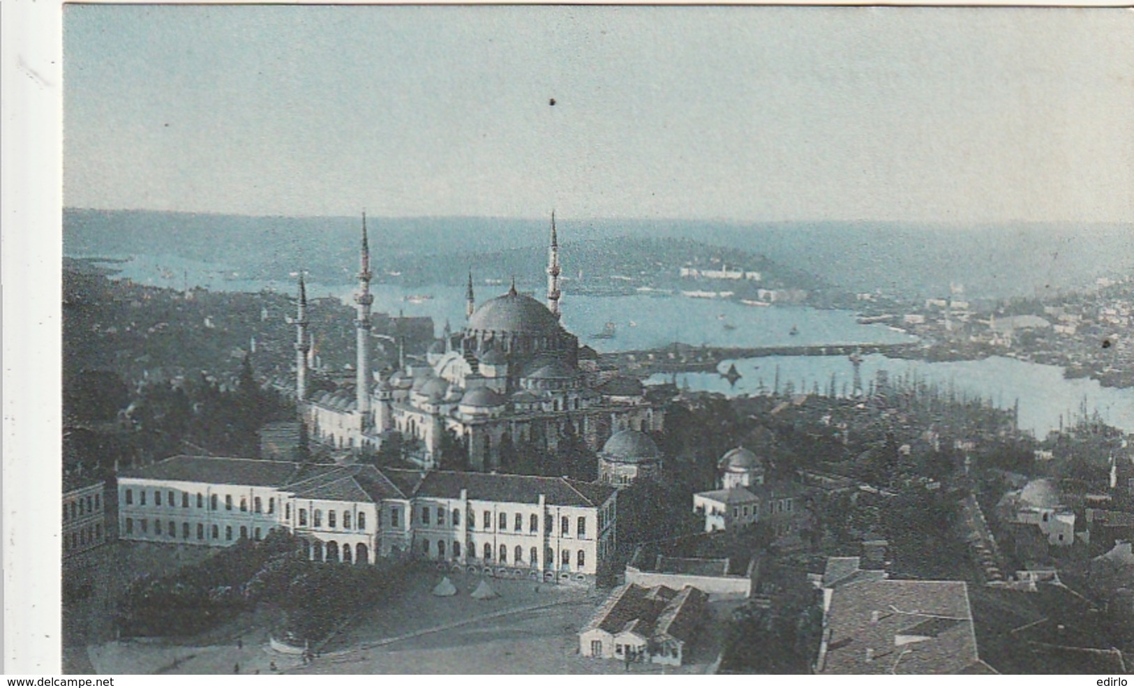 *** TURQUIE ***  CONSTANTINOPLE  Mosquée Suleiman Et Corne D'or  écrite TTBE - Turquie