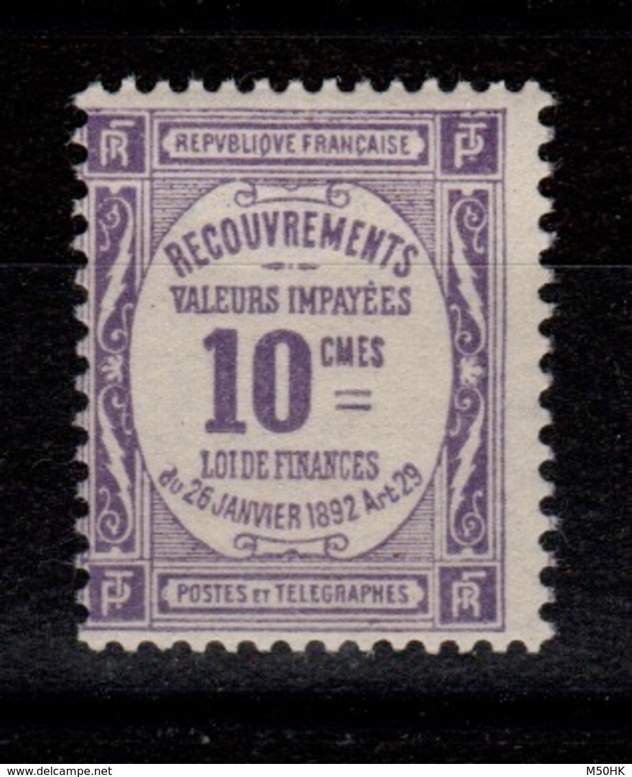 Taxe YV 44 N** Cote 3 Euros - 1859-1959 Neufs