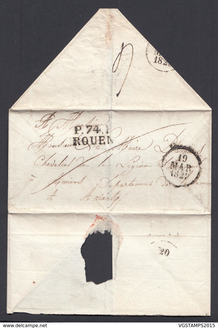 France 1829 - Précurseur De Rouen à Amiens   (VG) DC-4286 - 1801-1848: Precursors XIX