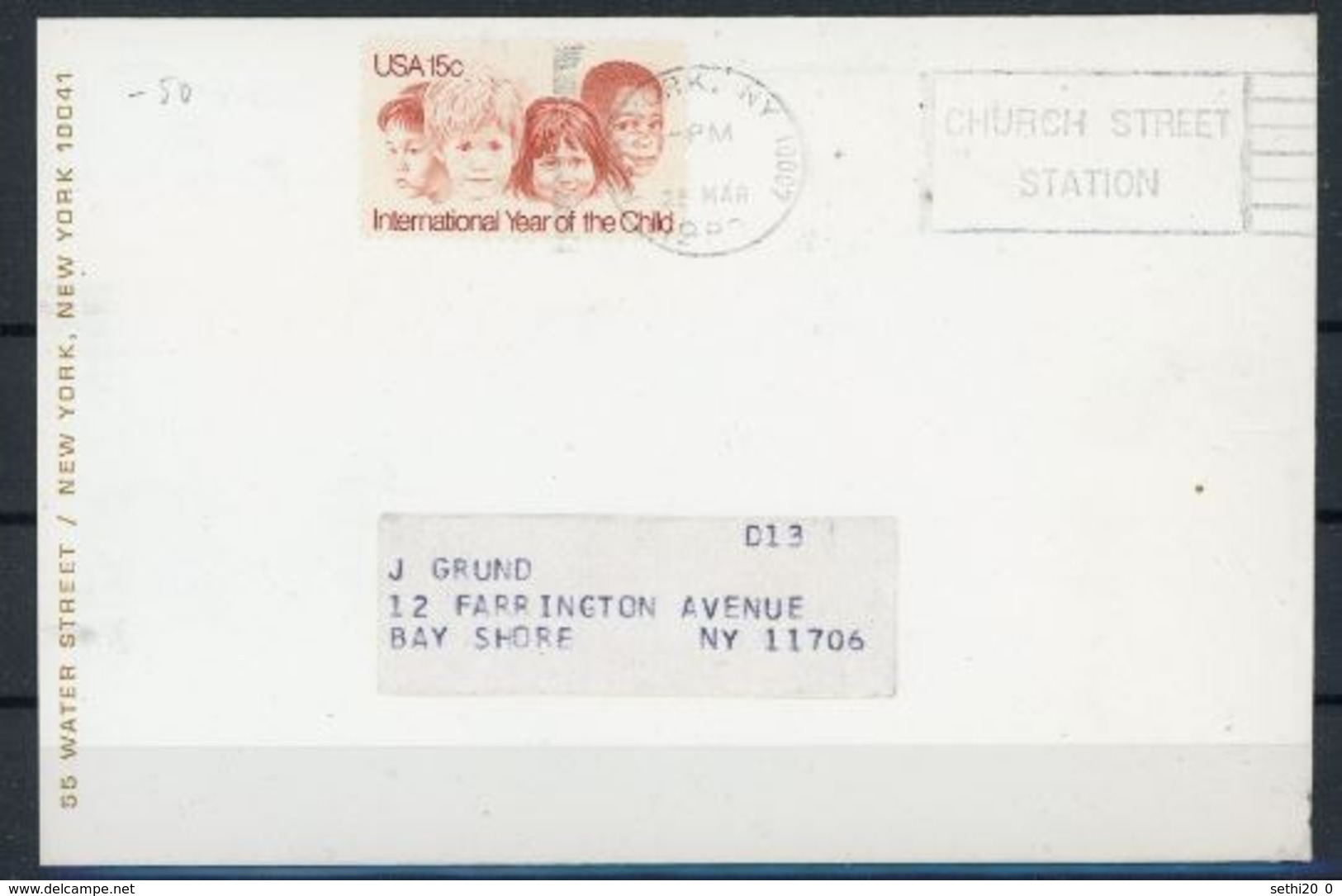 Etats Unis 1979 IYC AIE ON LETTER - Other & Unclassified