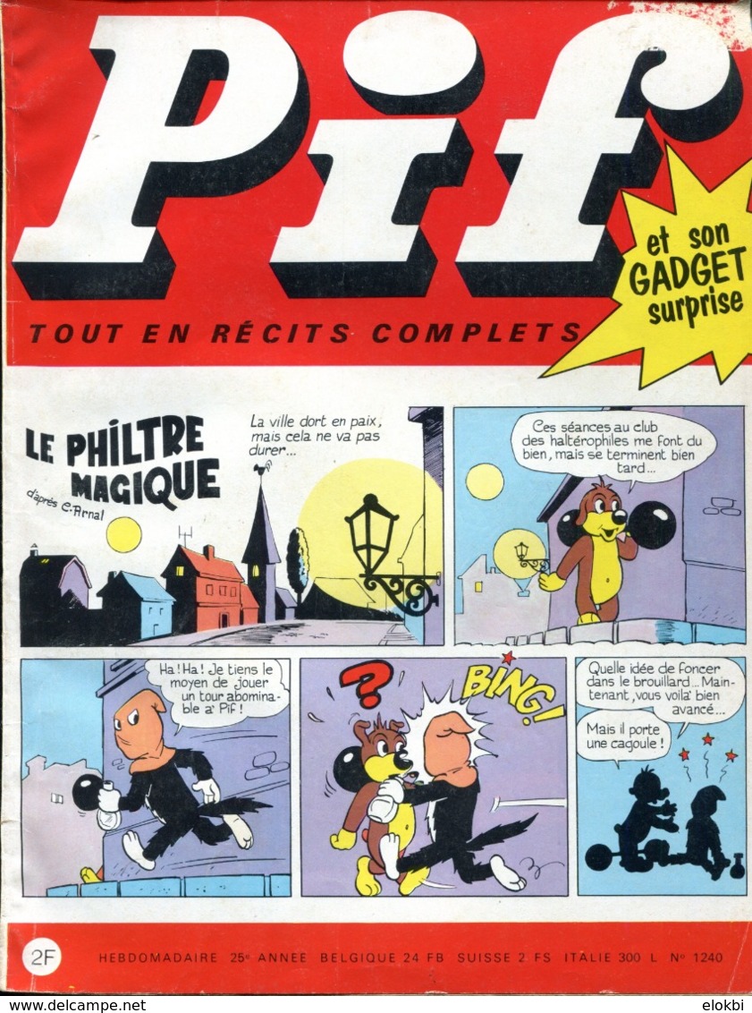 Pif Gadget N°2 De Mars 1969... Un Exemplaire Très Correct D'un Numéro Très Recherché. (Voir Description) - Pif Gadget