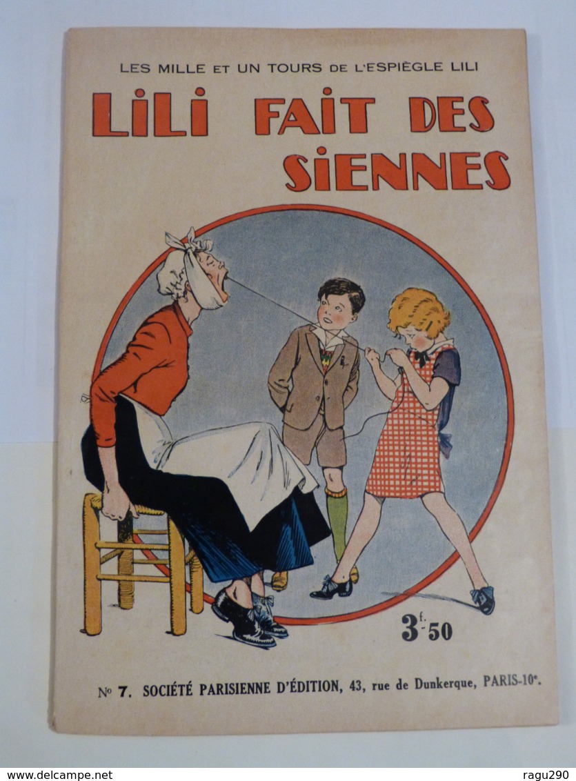 BD  -  LILI FAIT DES SIENNES - Lili L'Espiègle