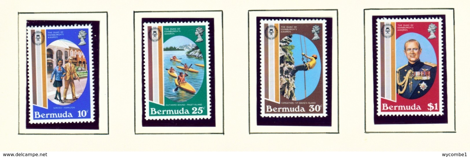 BERMUDA  -  1981 Duke Of Edinburgh Award Set Unmounted/Never Hinged Mint - Bermuda