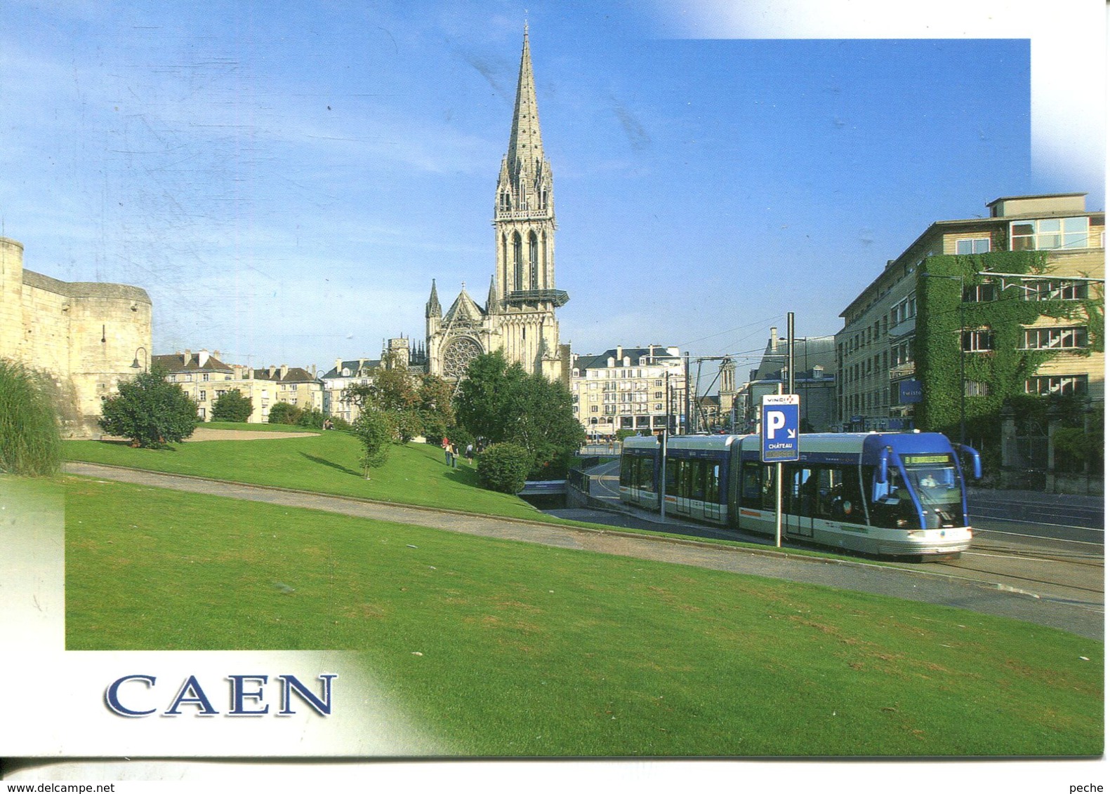 N°77507 GF -cpsm Caen -le Tramway- - Strassenbahnen