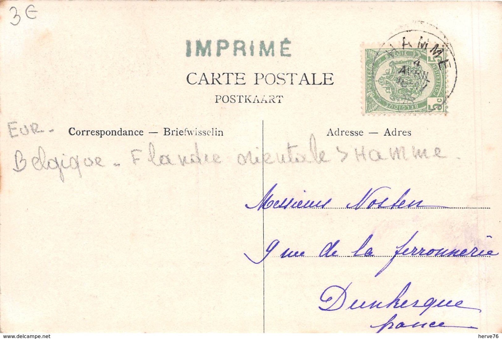 BELGIQUE - Inondations à HAMME - Mars 1906 - Une Ferme Au Milieu De La Campagne - Hamme