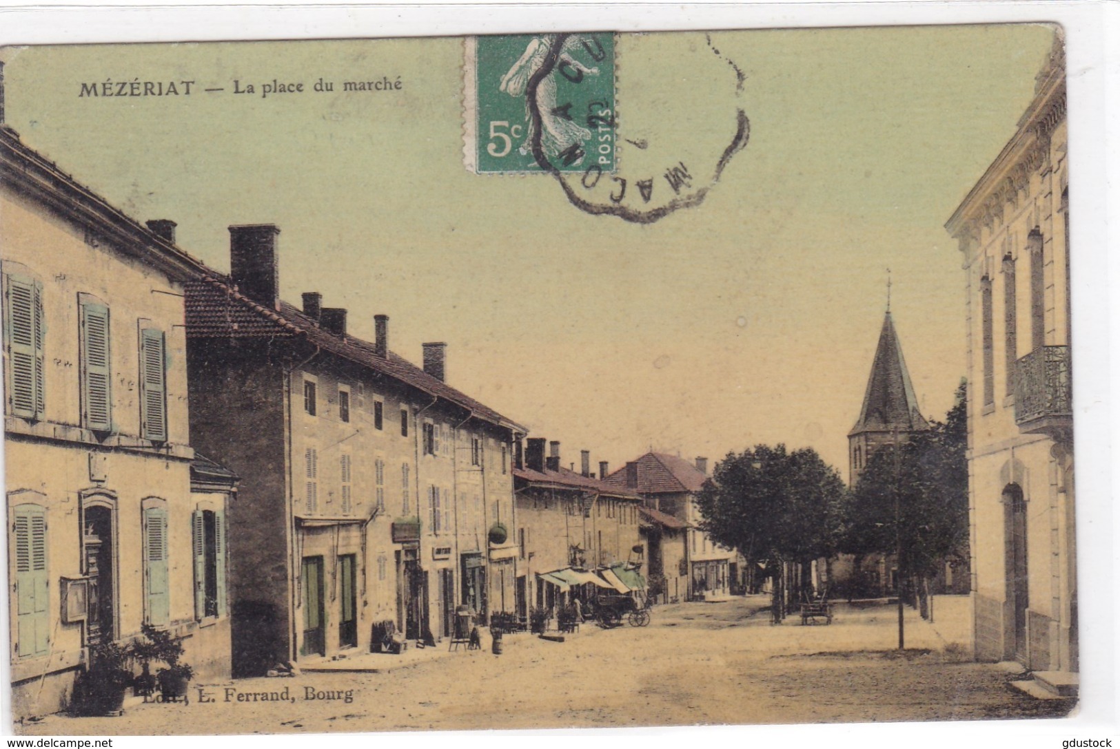 Ain - Mézériat - La Place Du Marché - Non Classés