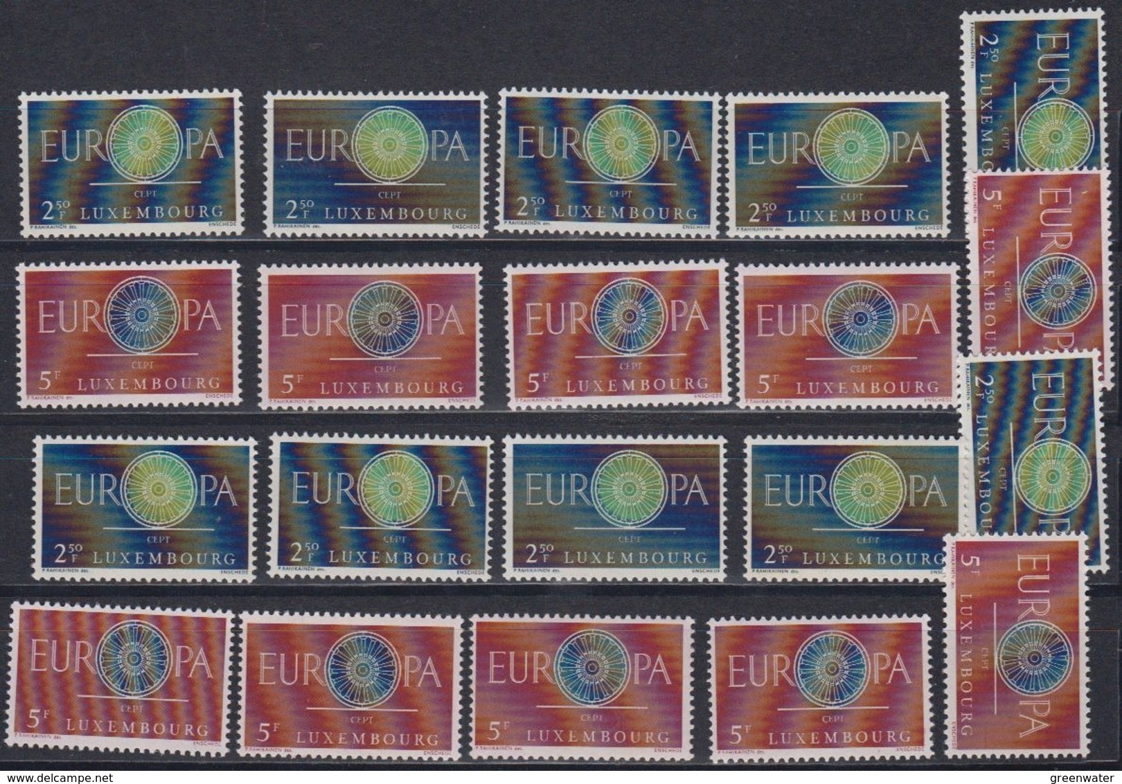 Europa Cept 1960 Luxemburg  2v (10x)  ** Mnh (44917) - 1960