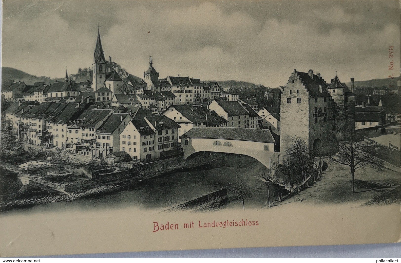 Suisse (AG) Baden Schweiz // Mit Landvogteischloss Ca 1900 - Baden