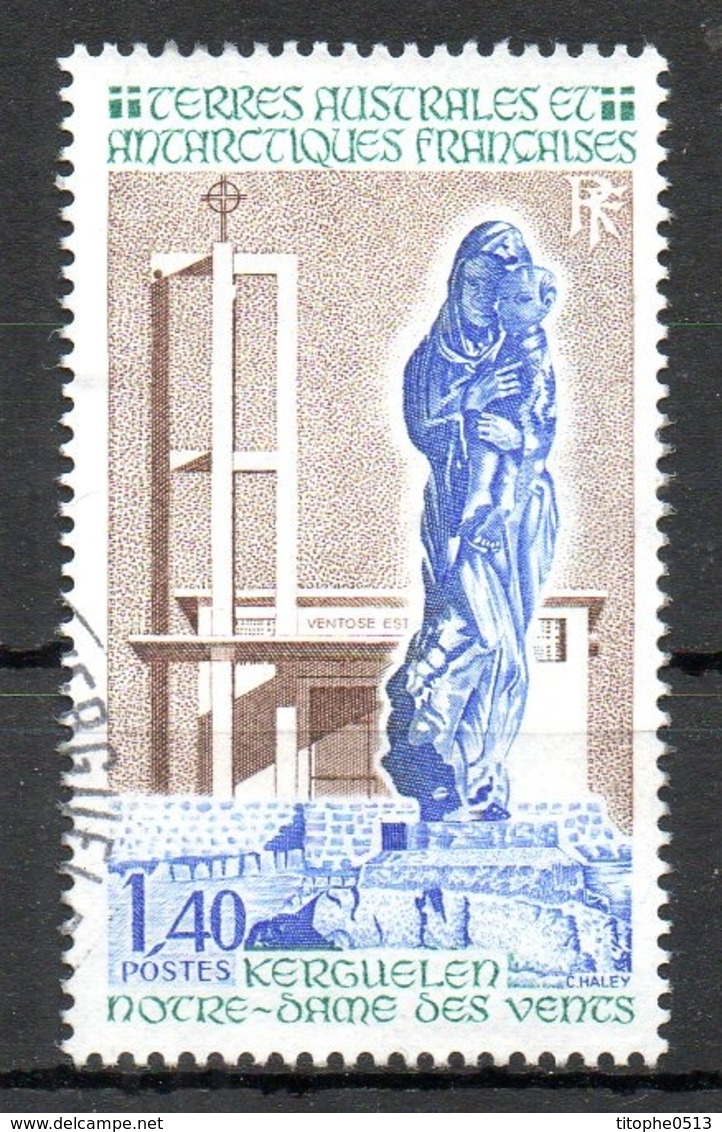 TAAF. N°96 De 1982 Oblitéré. Chapelle Des Kerguelen. - Kirchen U. Kathedralen