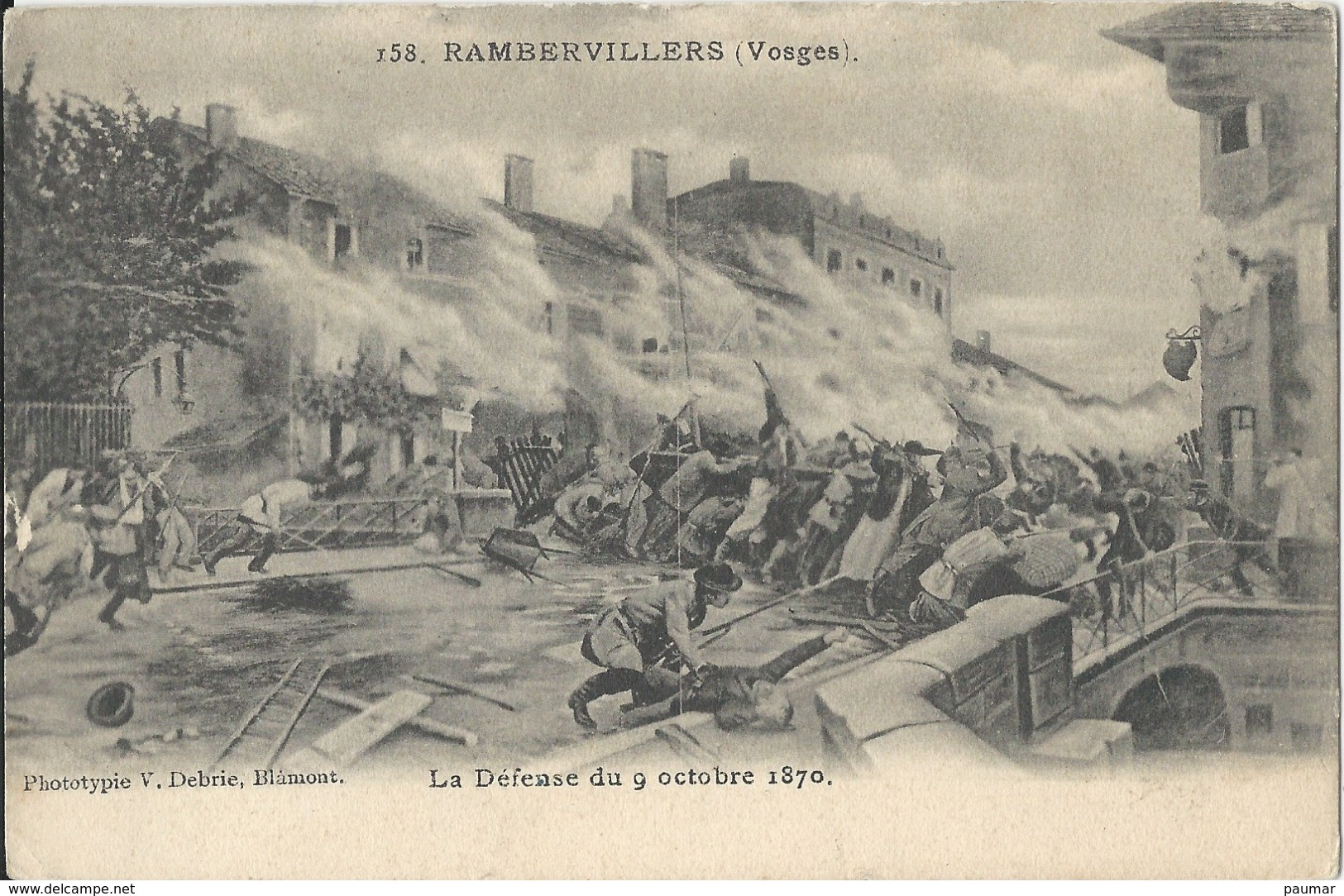 La Défense Du 9 OCTOBRE 1870  à Rambervillers      Animation - Altri & Non Classificati
