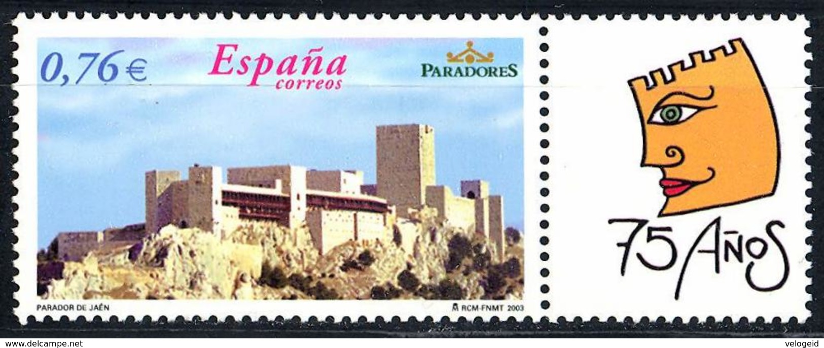 España. Spain. 2003. Parador De Turismo De Jaen. Castillo De Santa Catalina - Nuevos