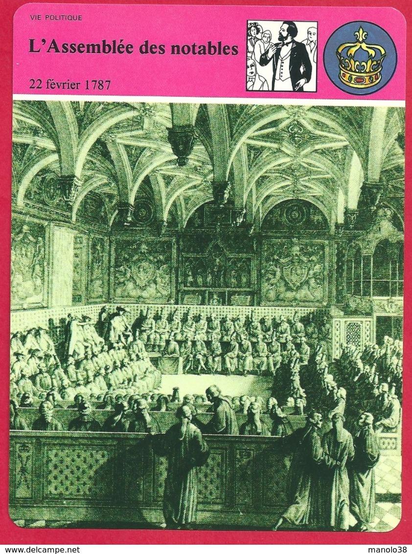 L' Assemblée Des Notables. Premier Pas Vers La Révolution. Louis XVI. Calonne. 18e Siècle. 1901. - Histoire