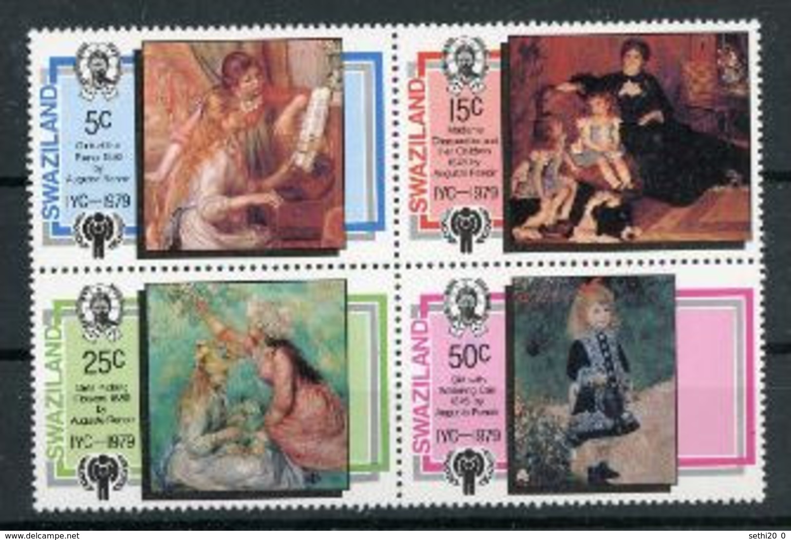 Swaziland 1979  IYC AIE Renoir Du Bloc   MNH - Other & Unclassified