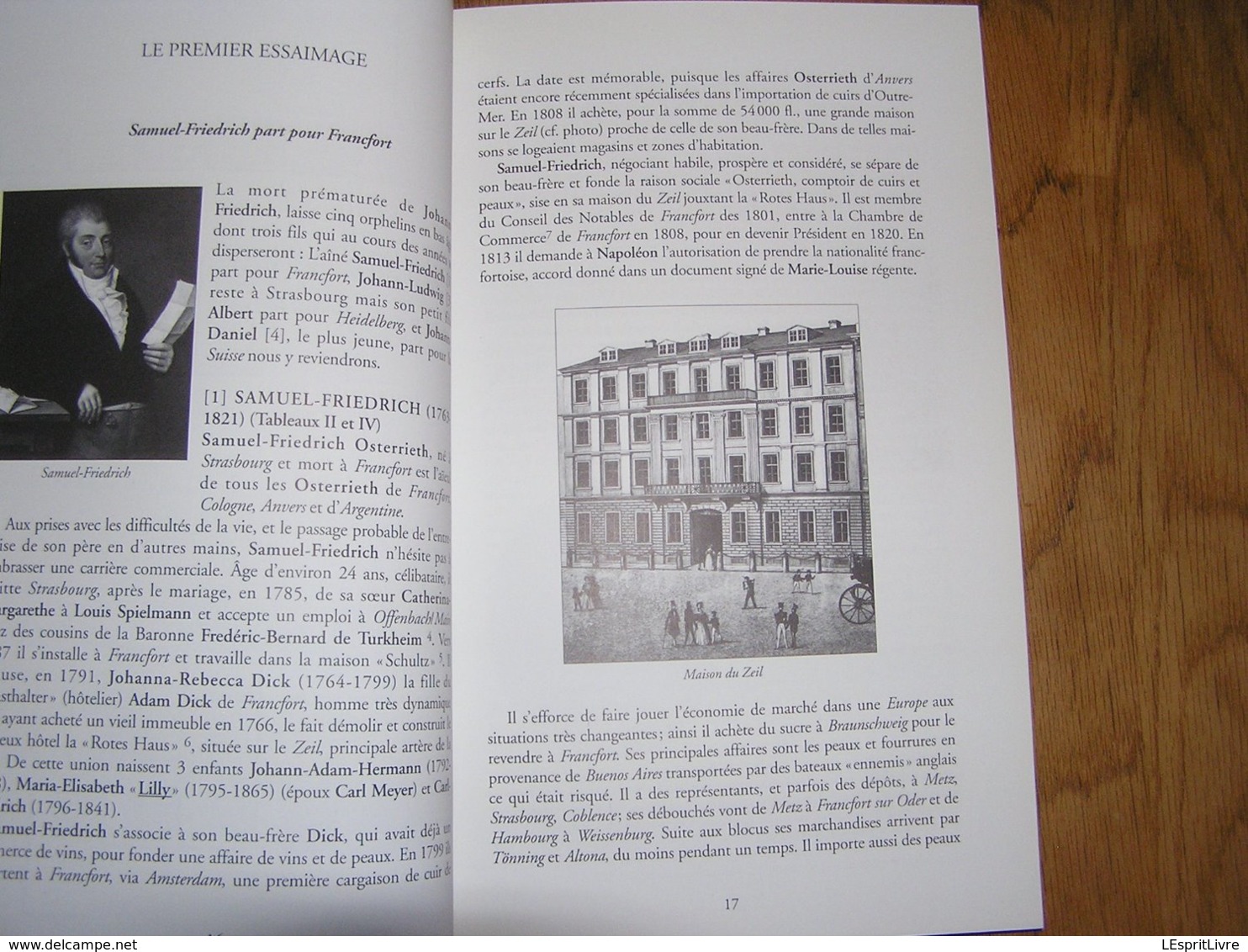 HISTOIRES DE LA FAMILLE D' OSTERRIETH Régionalisme Généalogie Anvers Industriel Belgique Francfort De Gerlache Belgica