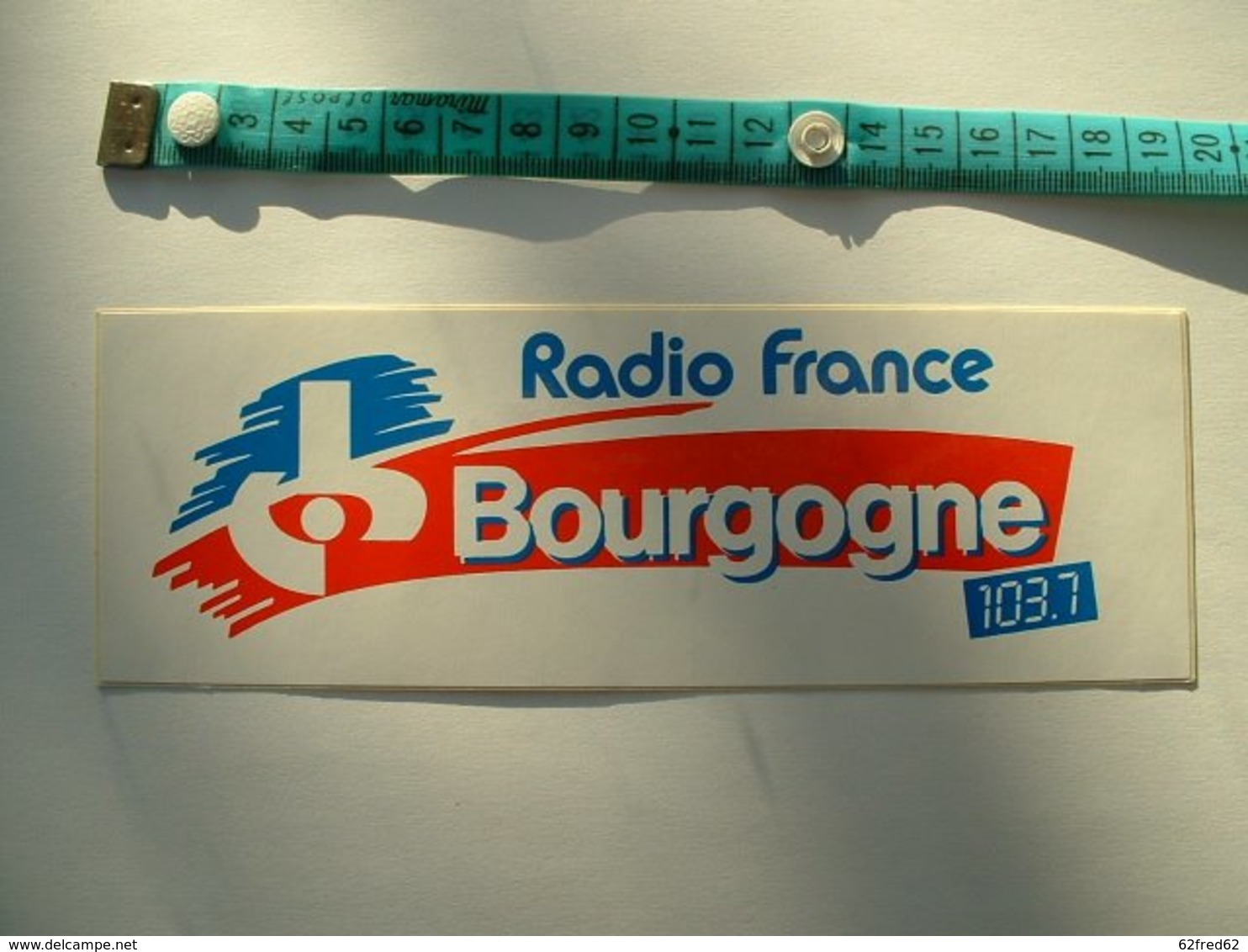 AUTOCOLLANT RADIO FRANCE BOURGOGNE 103.7 - Aufkleber