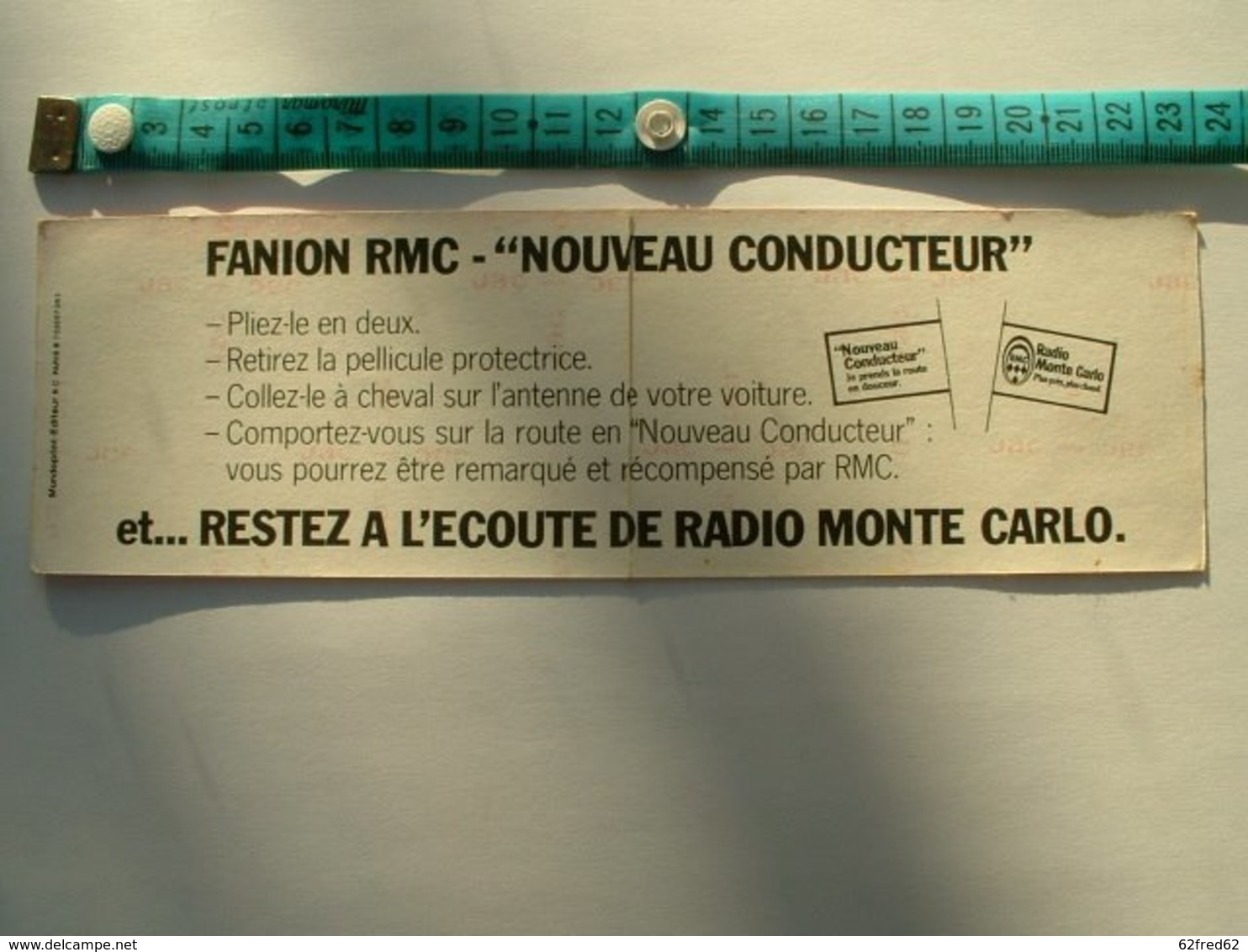 AUTOCOLLANT RADIO MONTE CARLO - Aufkleber