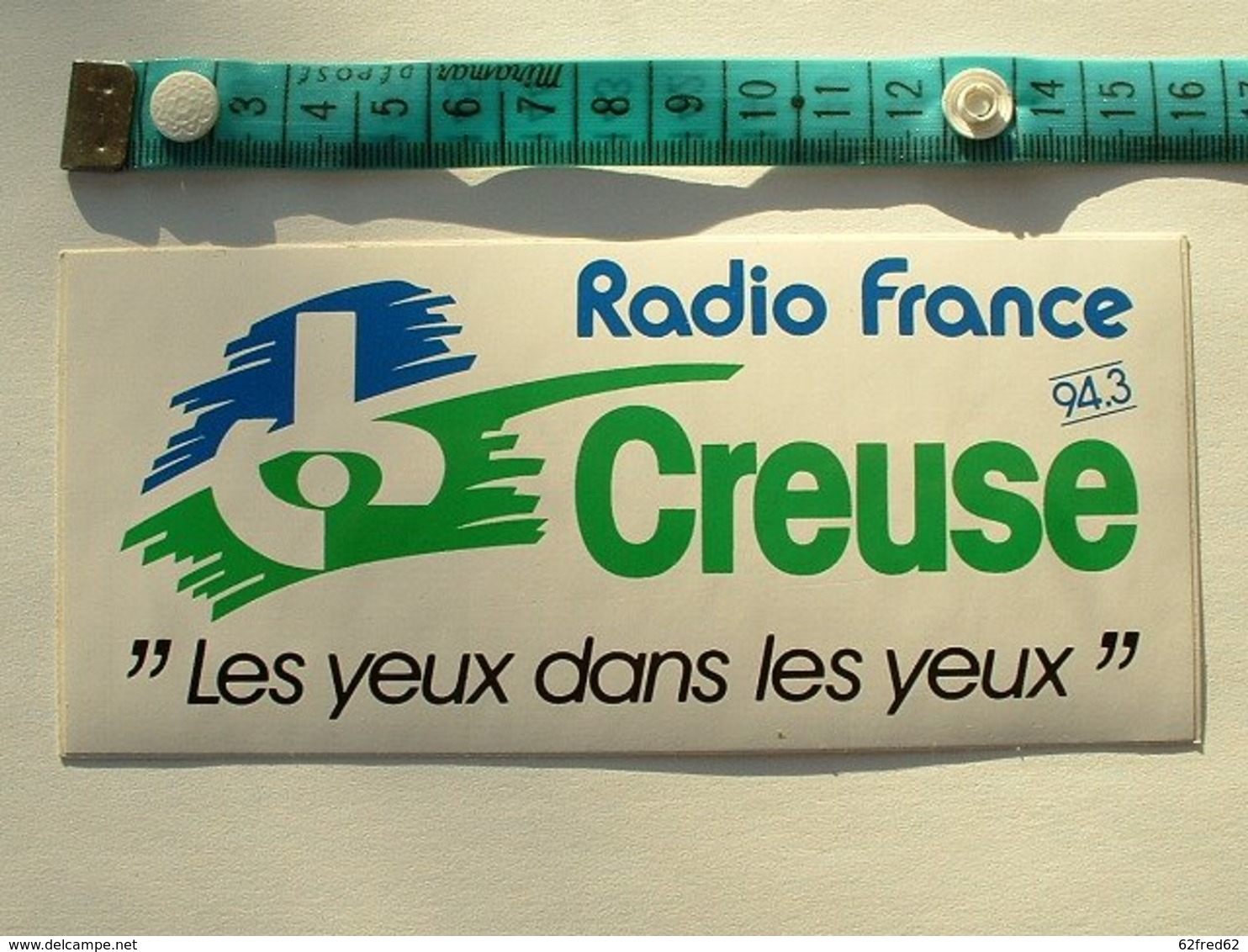 AUTOCOLLANT RADIO FRANCE CREUSE - Autocollants