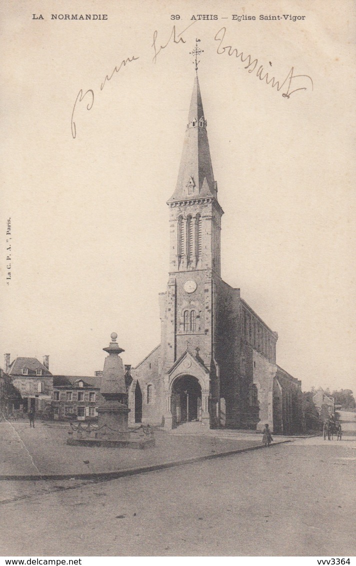 ATHIS (Calvados): Eglise Saint-Victor - Sonstige & Ohne Zuordnung