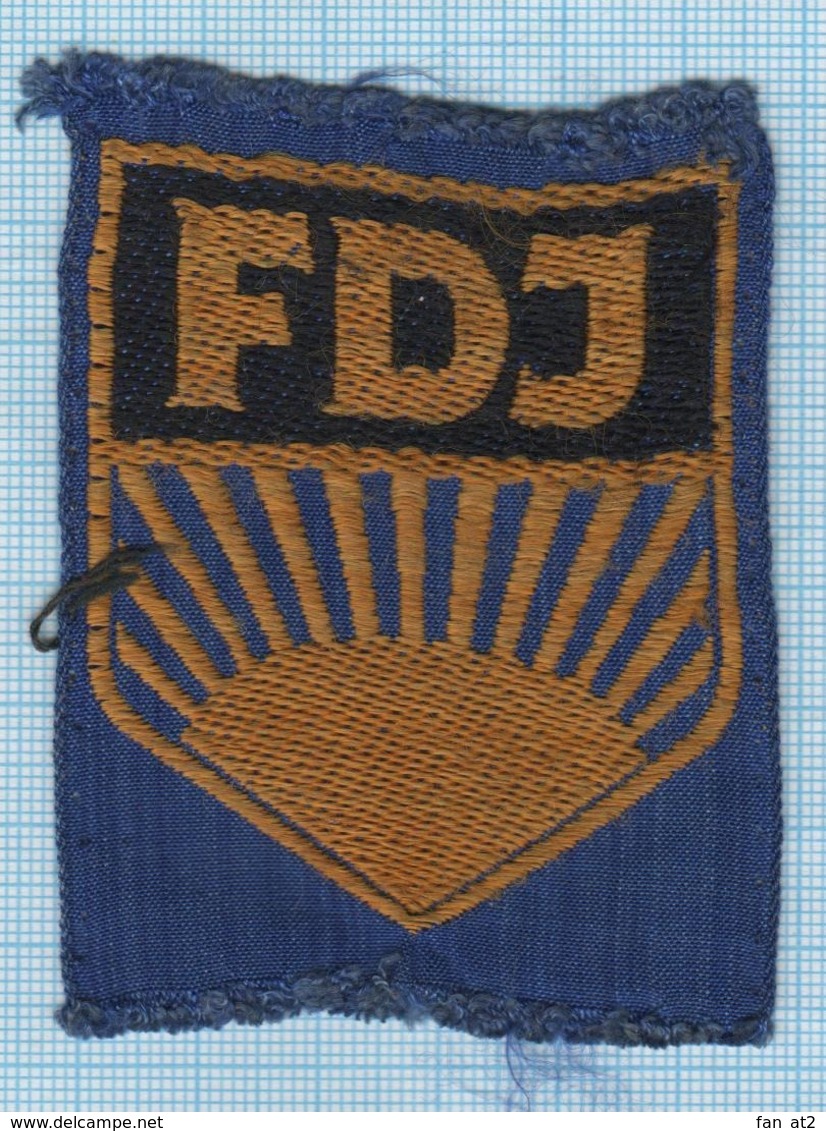 DDR / GDR / Patch Abzeichen Parche Ecusson / East Germany. FDJ. Free German Youth Union. Komsomol. The Communists. - Patches