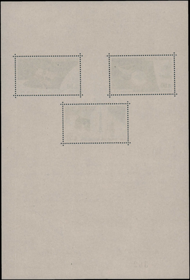 ** FRANCE - Blocs Spéciaux - 1476 + 1464/65, Bloc Numéroté 362, Signé Marette, (tirage 400): Satellites A1 Et D1, Fusée  - Autres & Non Classés