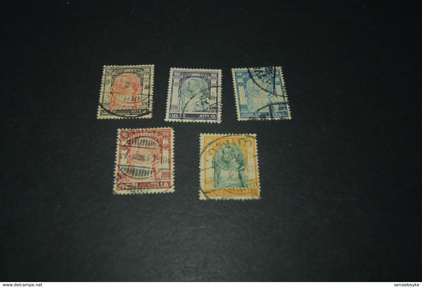 K23312 -stamps Used Thailand1905 -1980 -  King Chulalongkorn - Thailand