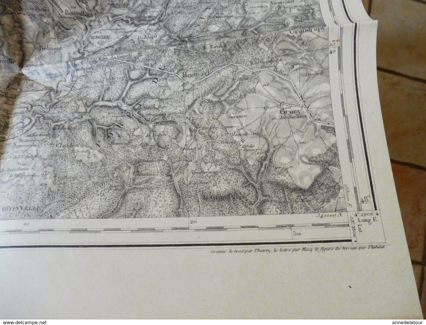 Origine 1845, Révisé 1913  Carte Topograph  MIRECOURT Par Officiers De L'Etat Major Et Déposé Au Ministère De La Guerre - Cartes Topographiques