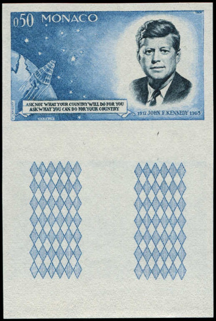 ** MONACO - Poste - 658, Non Dentelé, Bdf: 0.50 Kennedy, Capsule Mercury - Other & Unclassified