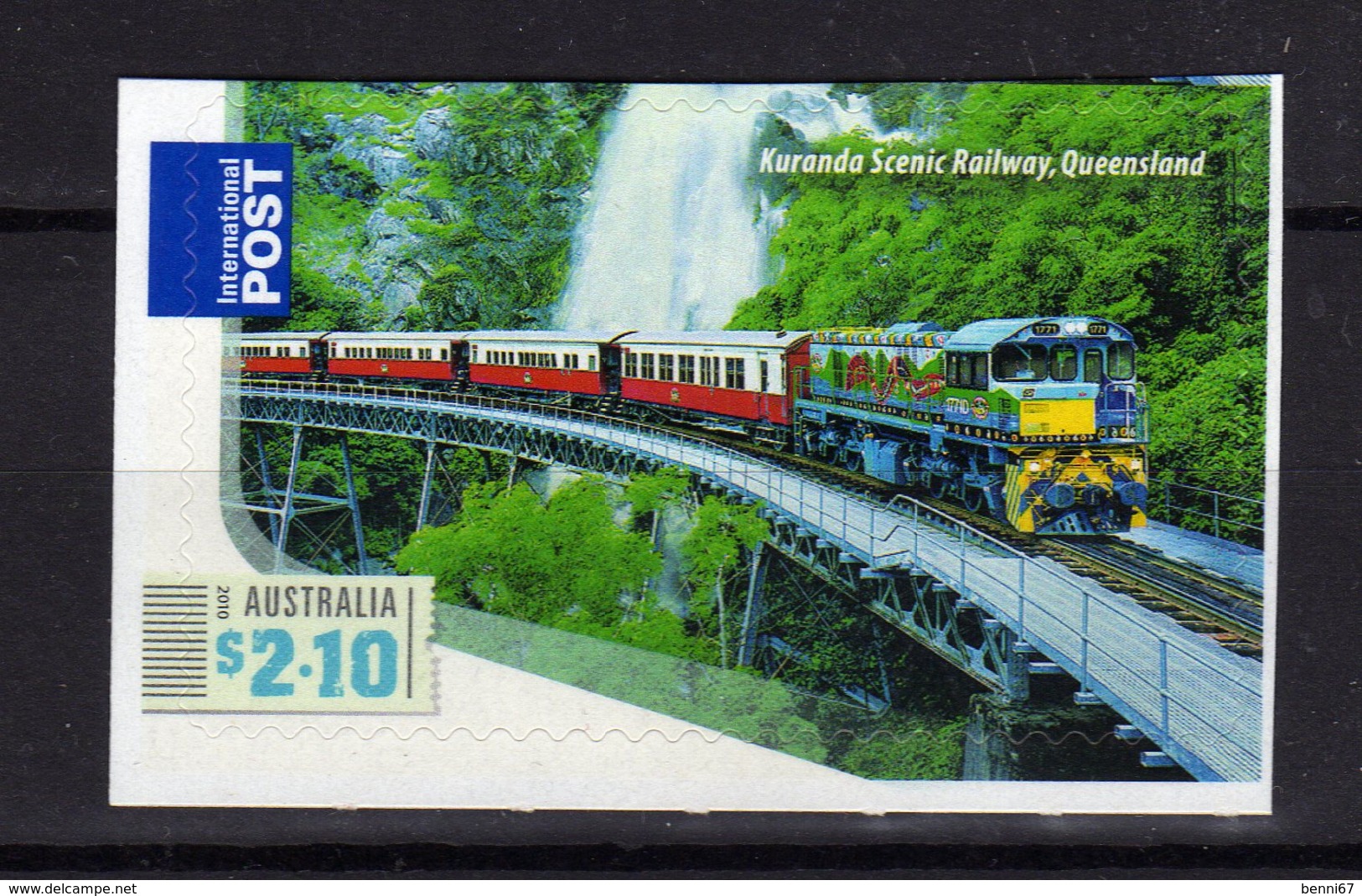 AUSTRALIE Australia 2010 Train Railway Self/adh. MNH ** - Mint Stamps