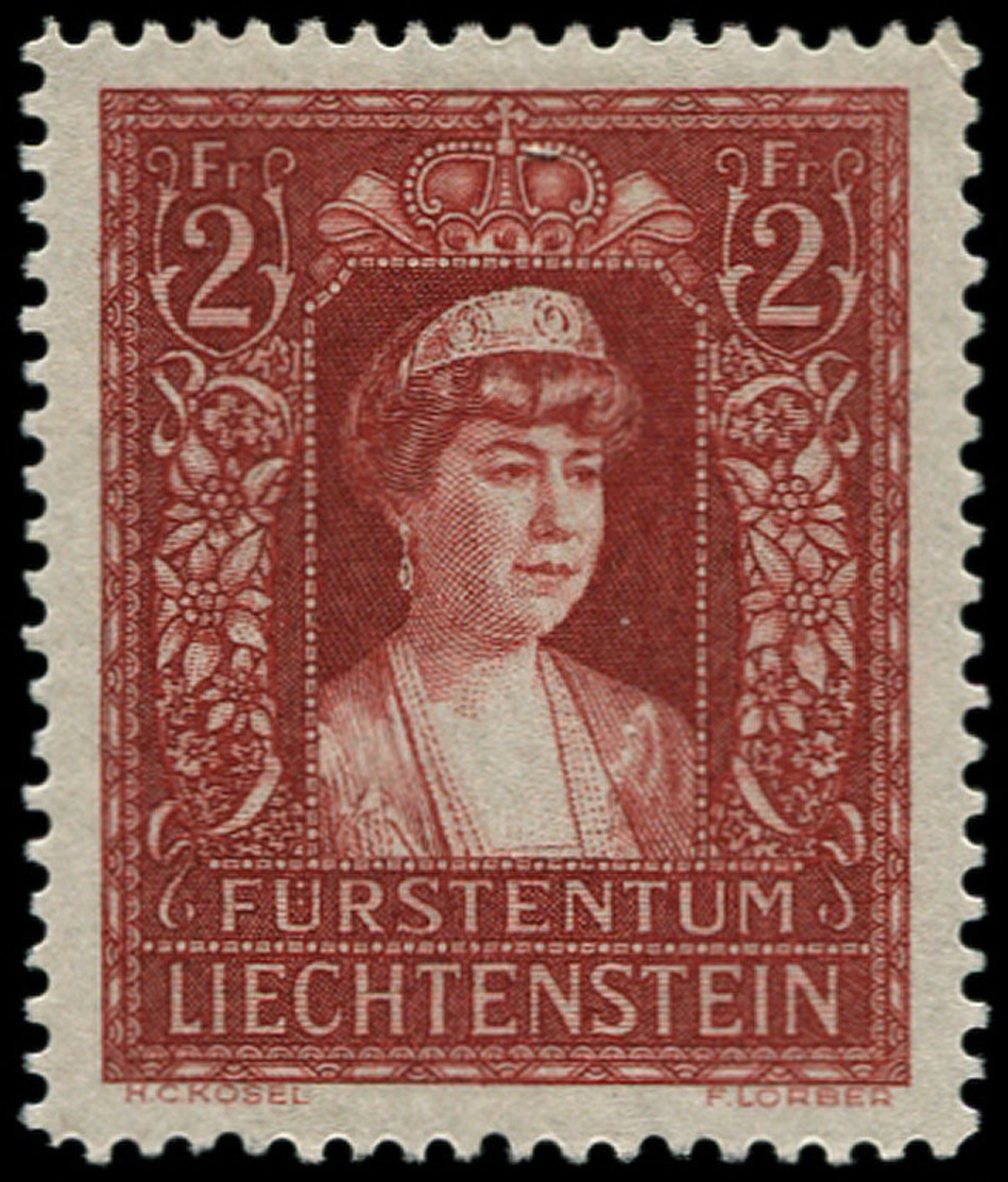 * LIECHTENSTEIN - Poste - 129, 2f. Brun Elsa - Other & Unclassified