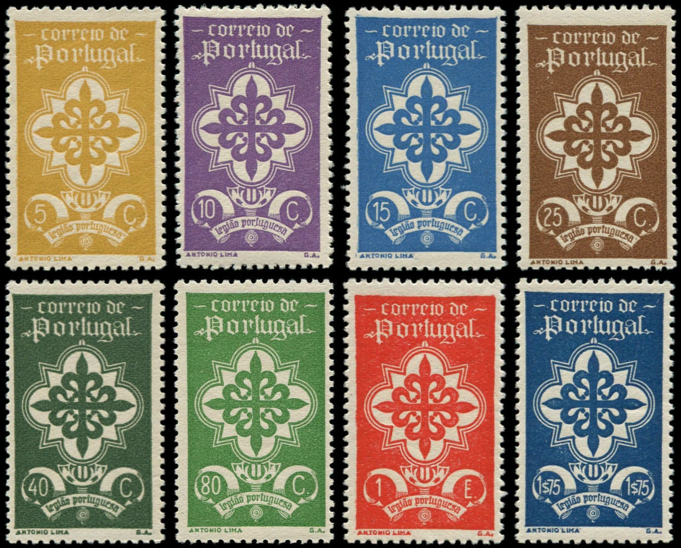 ** PORTUGAL - Poste - 592/99, Légion Portugaise - Autres & Non Classés