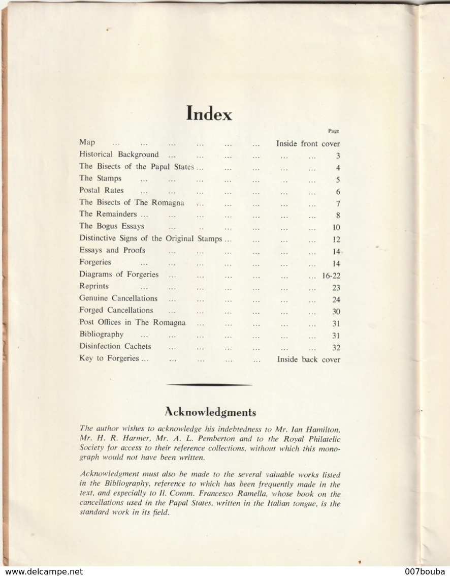 Italie - The Romagna ( Romagne ) - Donald S. Patton - 1953 - 32 Pages - Guides & Manuels