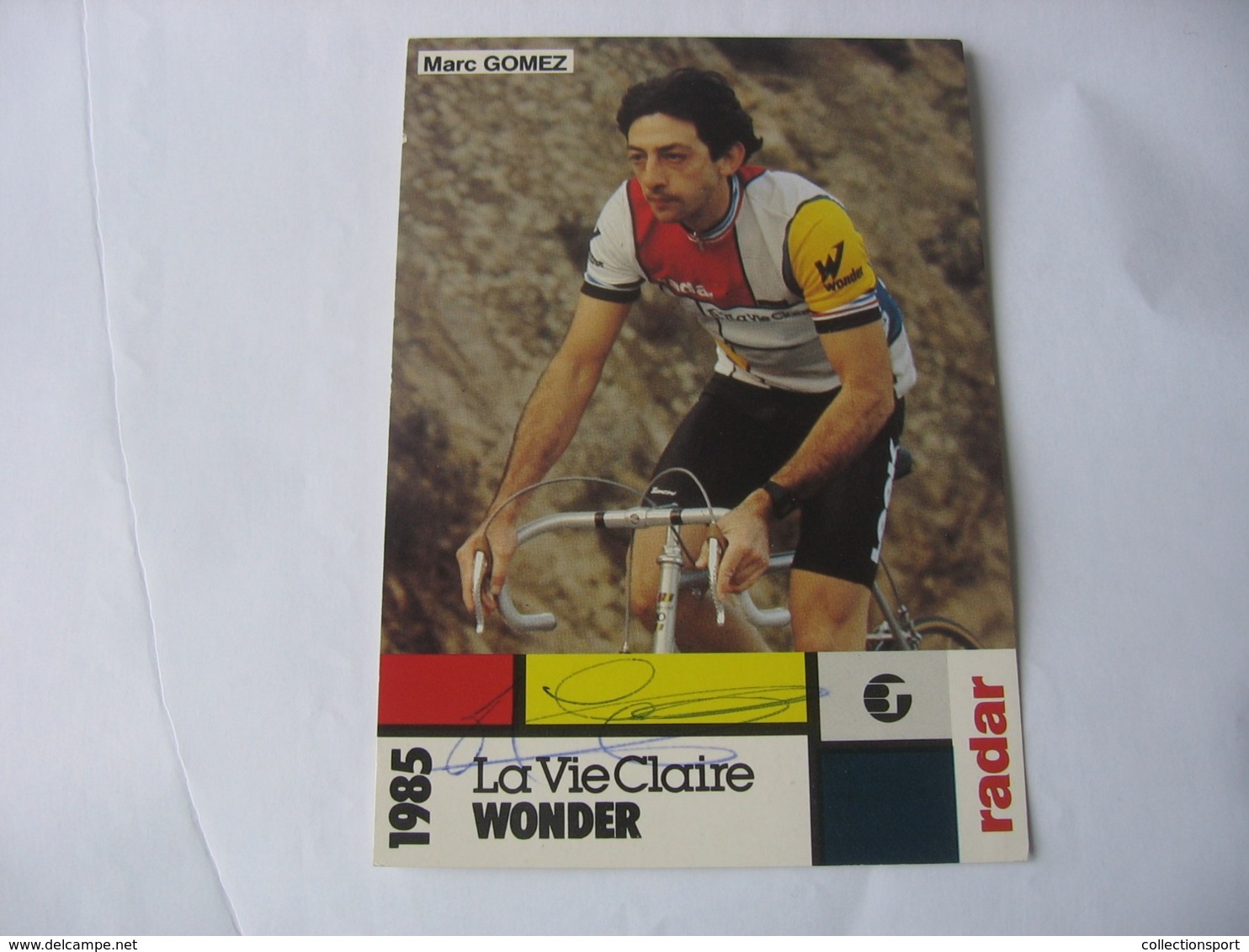 Cyclisme - Autographe - Carte Signée  Marc Gomez - Cyclisme