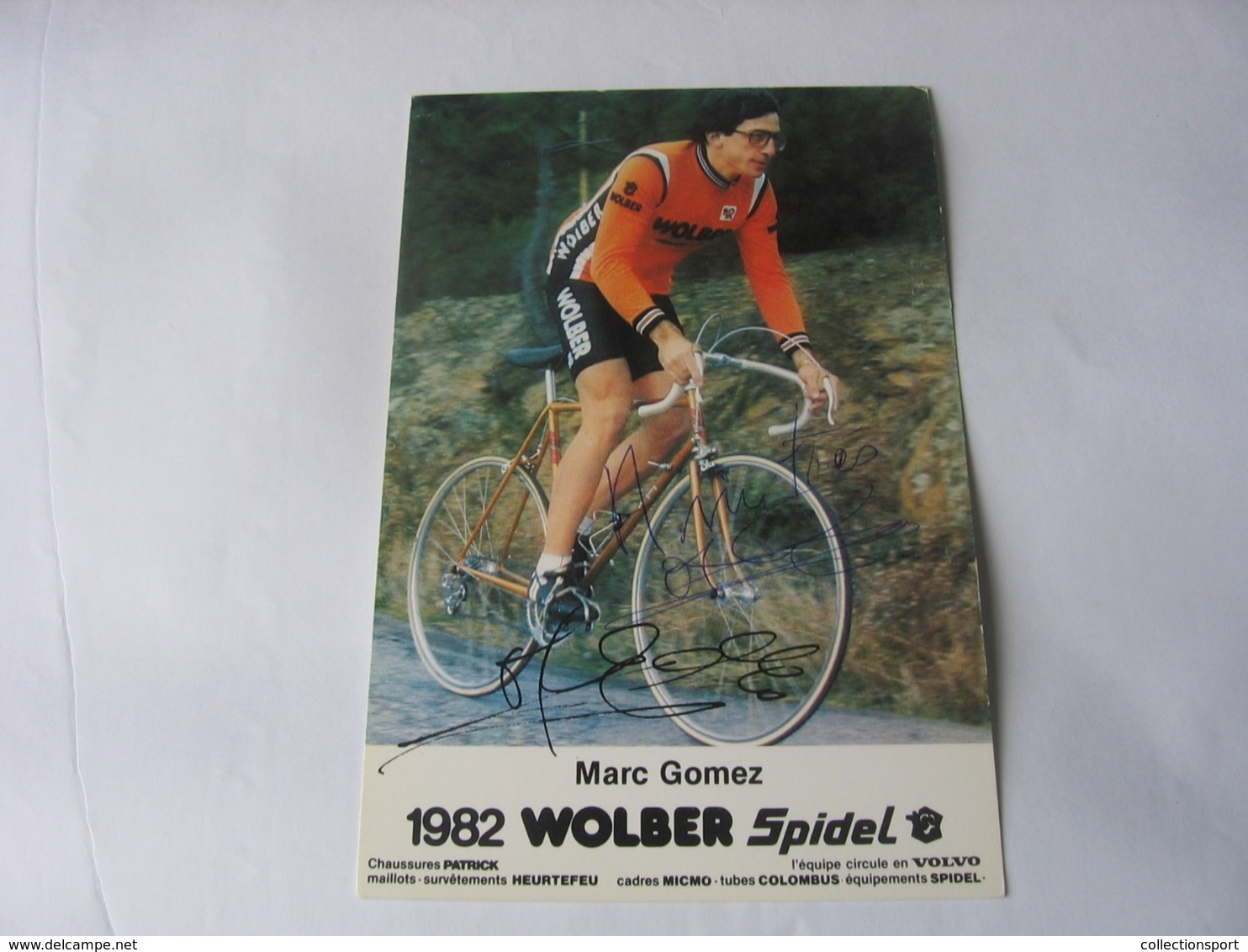 Cyclisme - Autographe - Carte Signée  Marc Gomez - Cyclisme