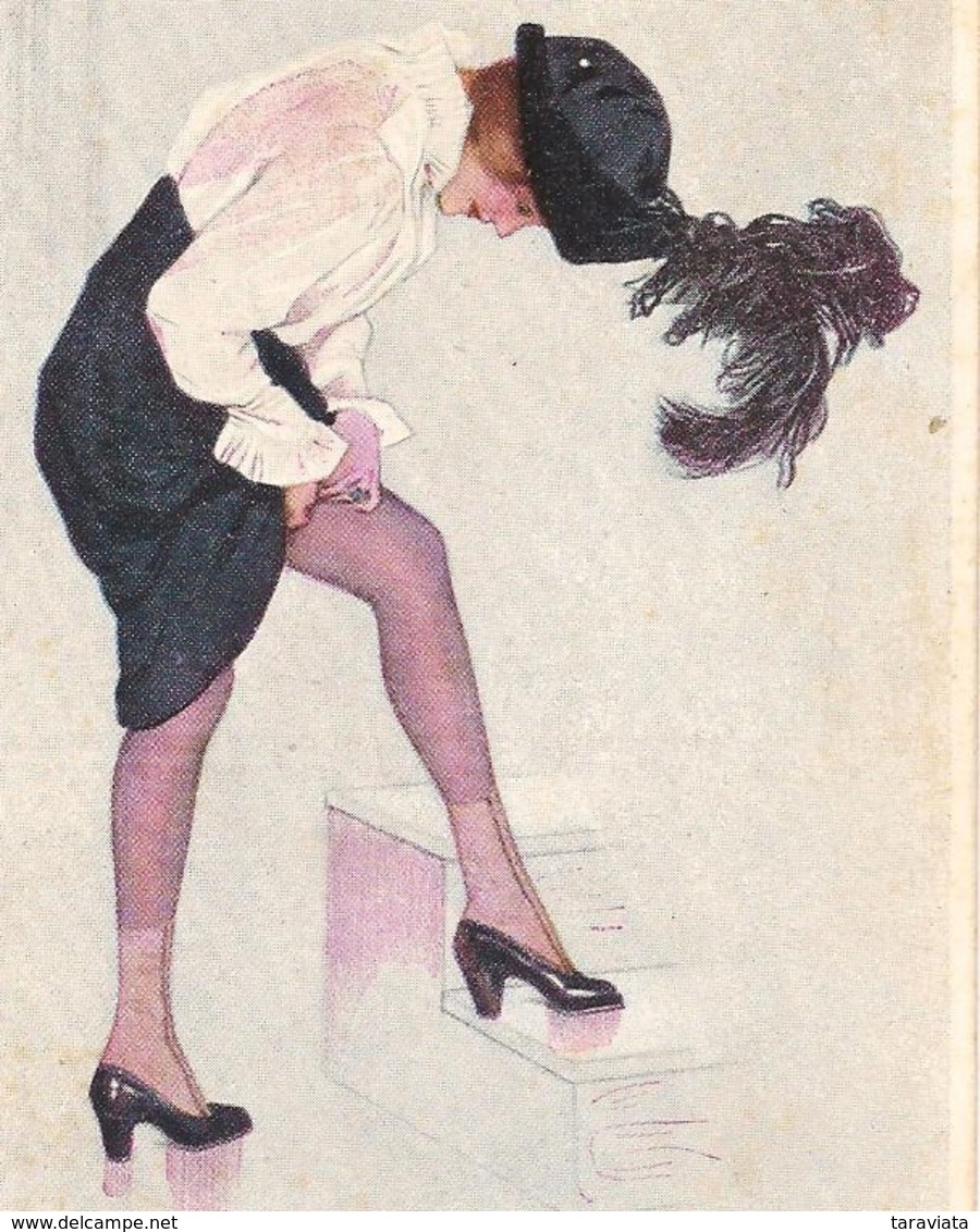 Raphael KIRCHNER Illustrateur LE COUP DE LA JARRETELLE Charme Érotisme Déshabille - Kirchner, Raphael