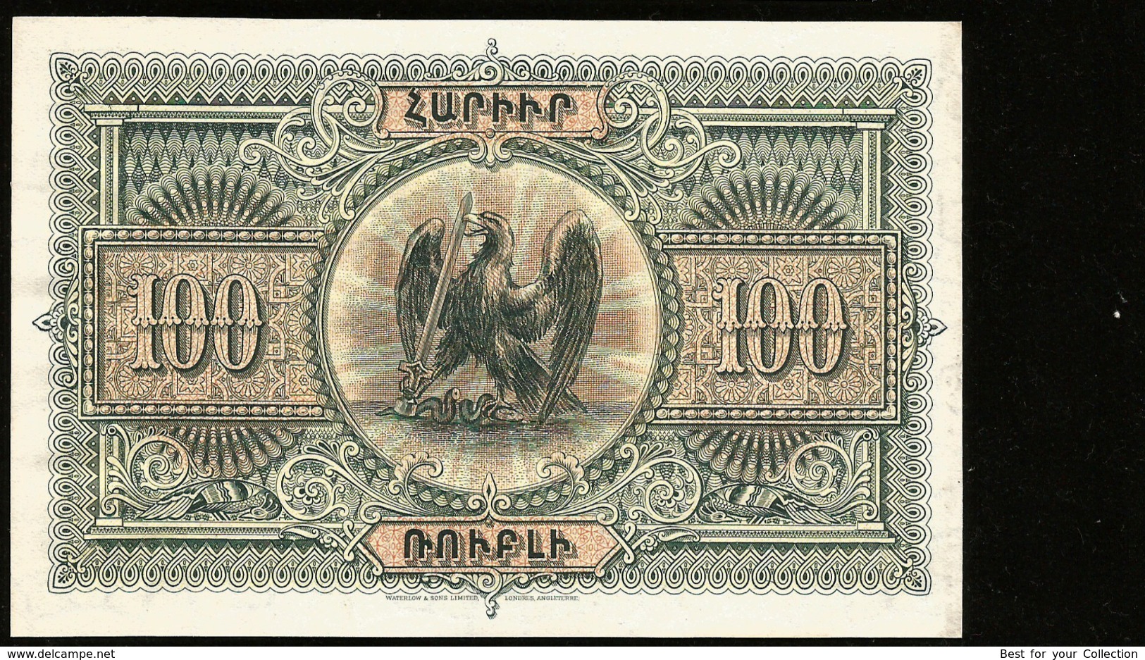 * Armenia 50 100 250 Rubles 1919 ! UNC ! Set 3 Bill ! P.30, 31 ,32 !  #D7 - Armenia