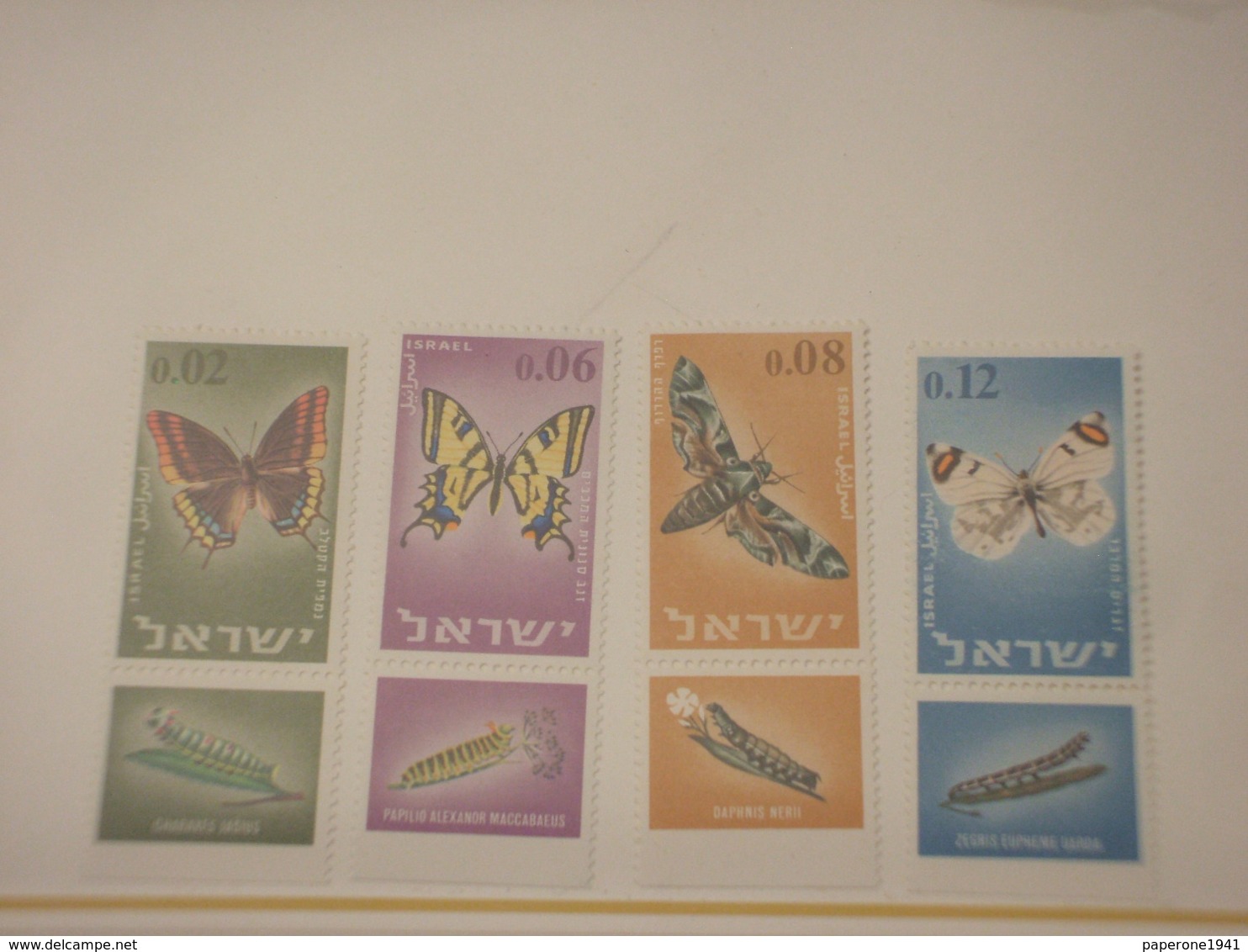 ISRAELE - 1965 FARFALLE 4 VALORI - NUOVI(++) - Nuovi (con Tab)