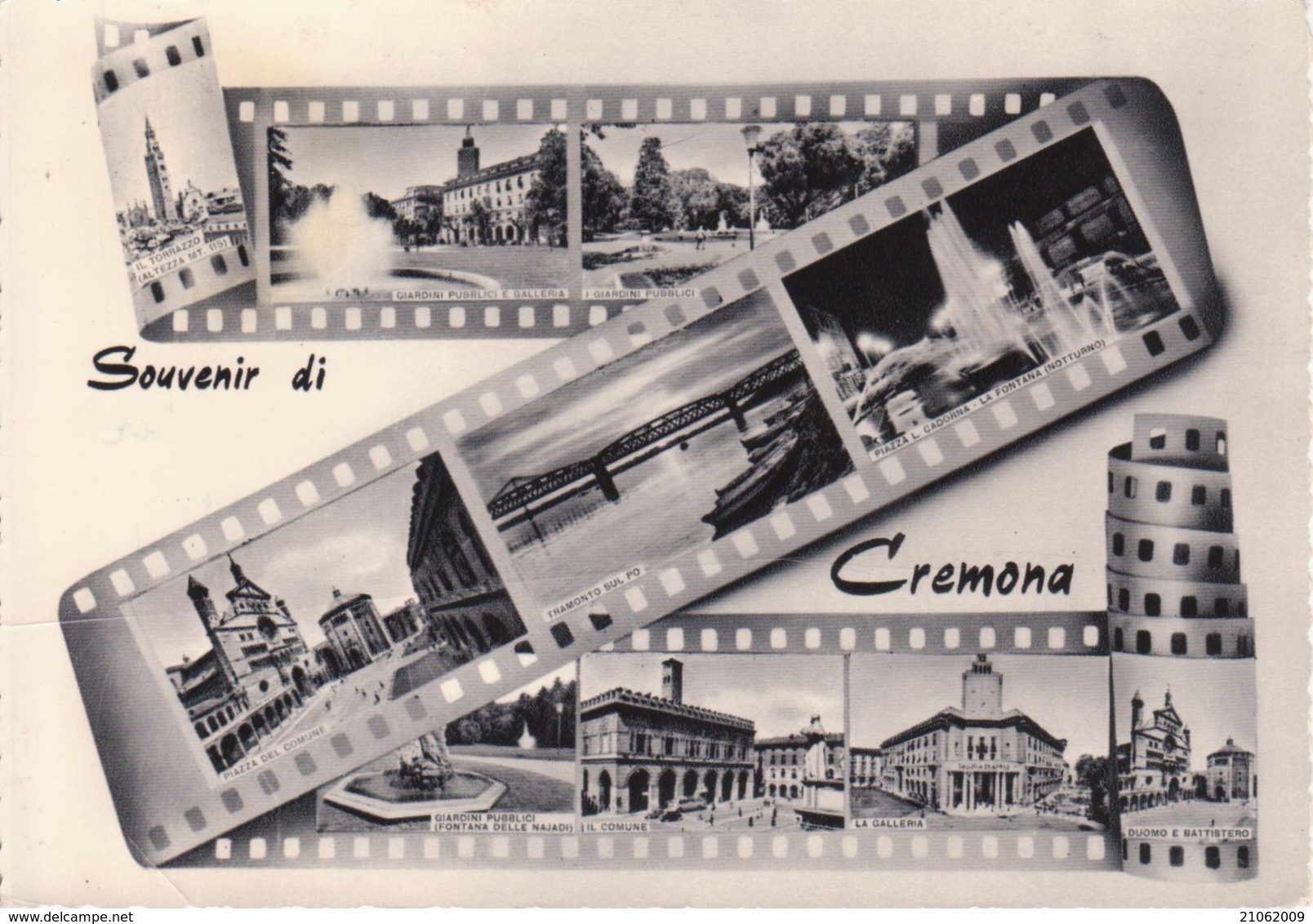 CREMONA - VEDUTINE MULTIVUES - VIAGGIATA 1963 - Cremona