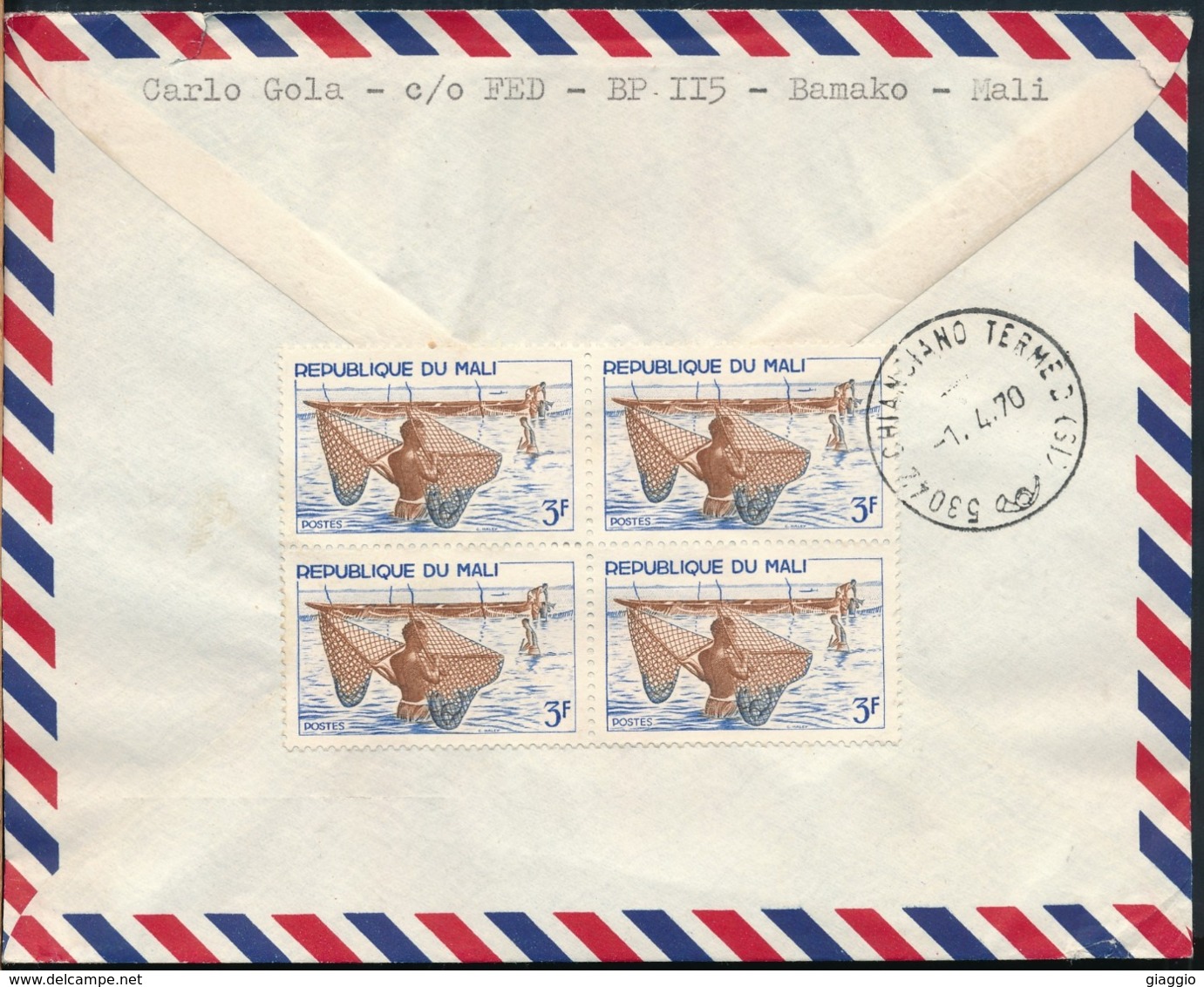 °°° POSTAL HISTORY MALI - 1970 °°° - Mali (1959-...)