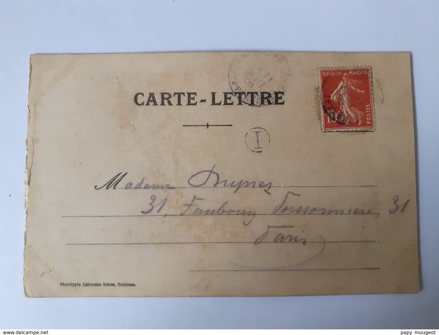 Carte-lettre Les Pyrénées - Vallée D'Aure - Otros & Sin Clasificación