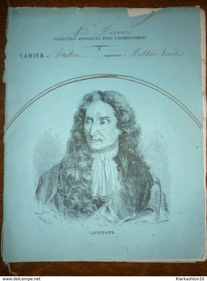 Cahier D'écolier XIXème Siècle: 1871: Dictées, Grammaire... - Manuscripts