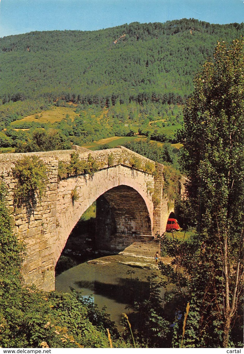 CPM - 48 - LE BRUEL DE CHANAC - Le Pont D'Esclanèdes - Chanac