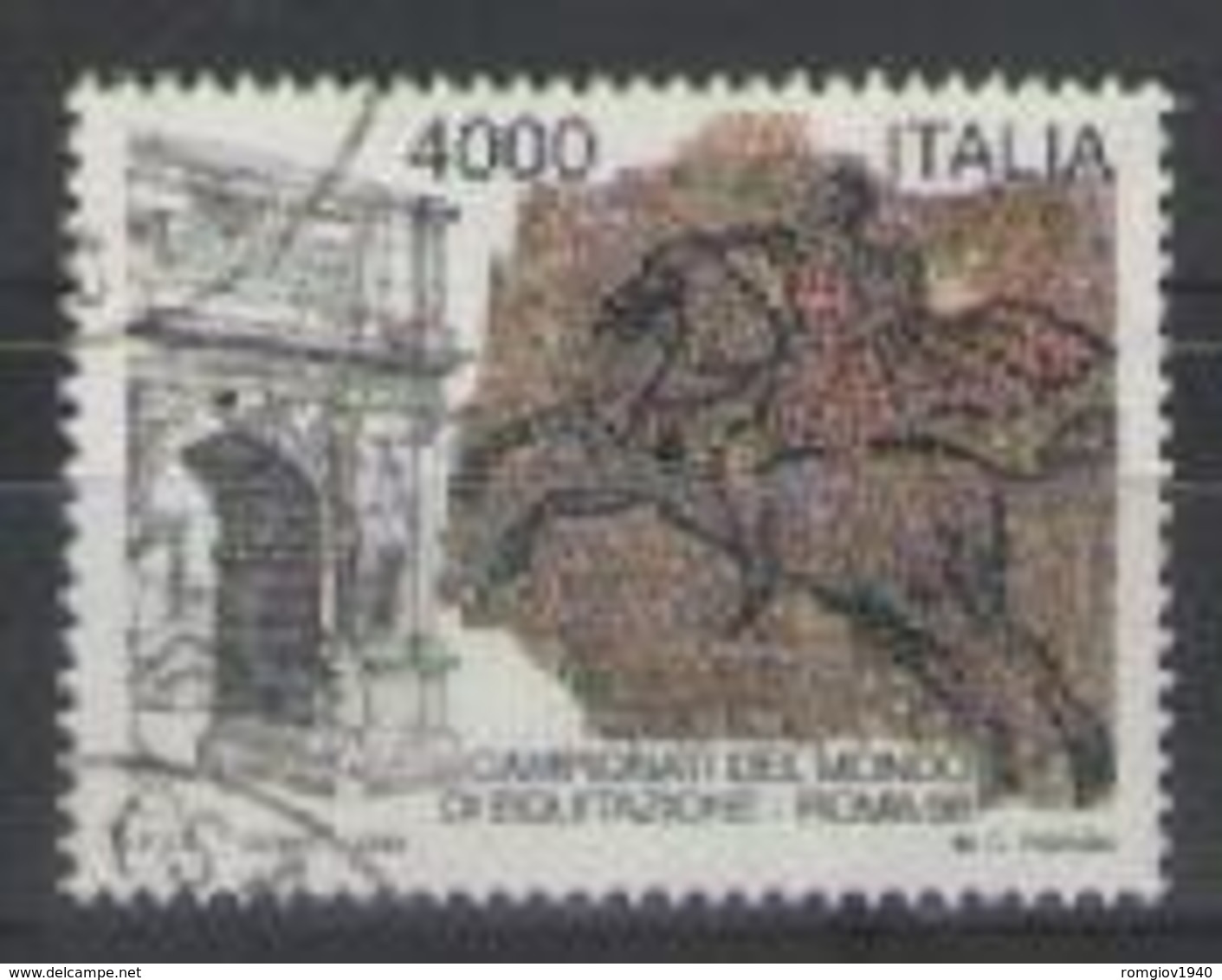 ITALia 1998 CAMPIONATI MONDIALI DI EQUITAZIONE SASS. 2370 USATO VF - 1991-00: Usati