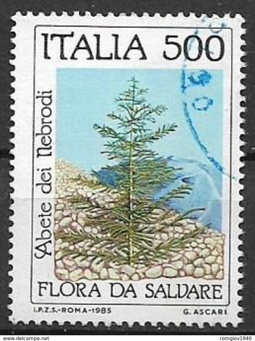 ITALia 1985 SALVAGUARDA DELLA NATURA SASS. 1722 USATO VF - 1981-90: Usati